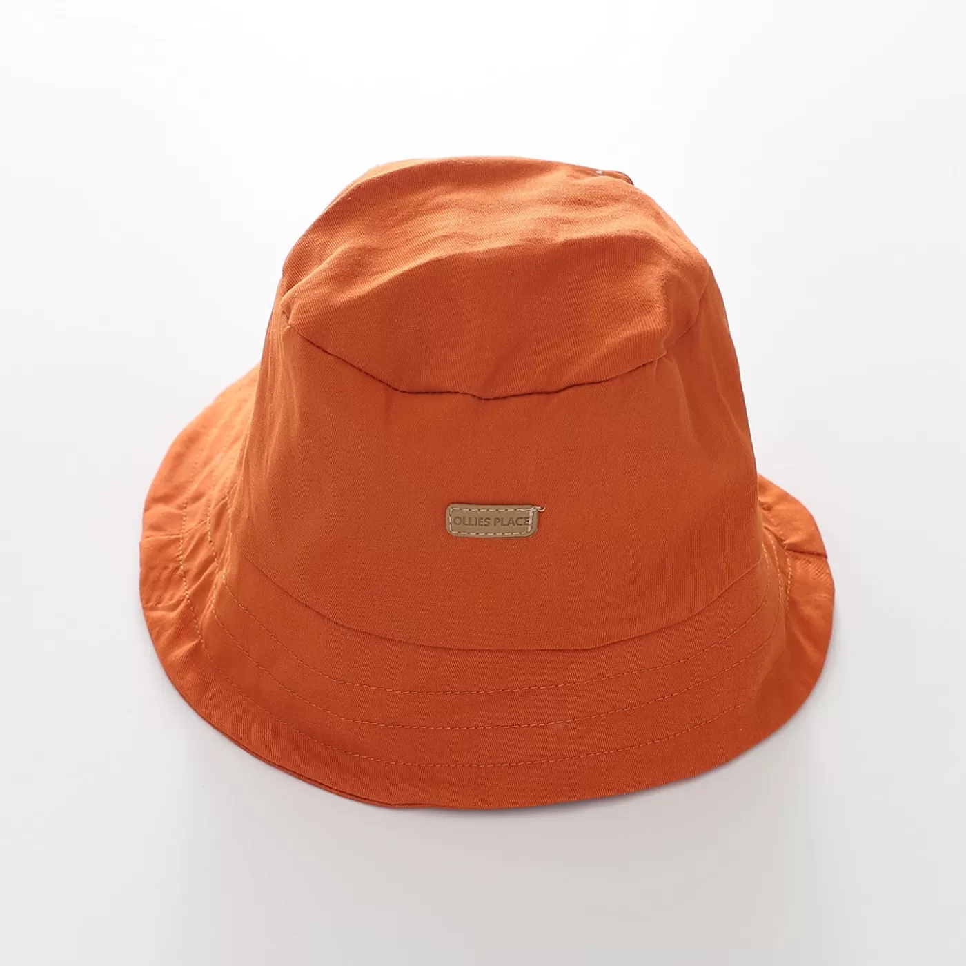 Ollies Place Baby and Infant Boys Burnt Orange Bucket Hat< Hats & Beanies