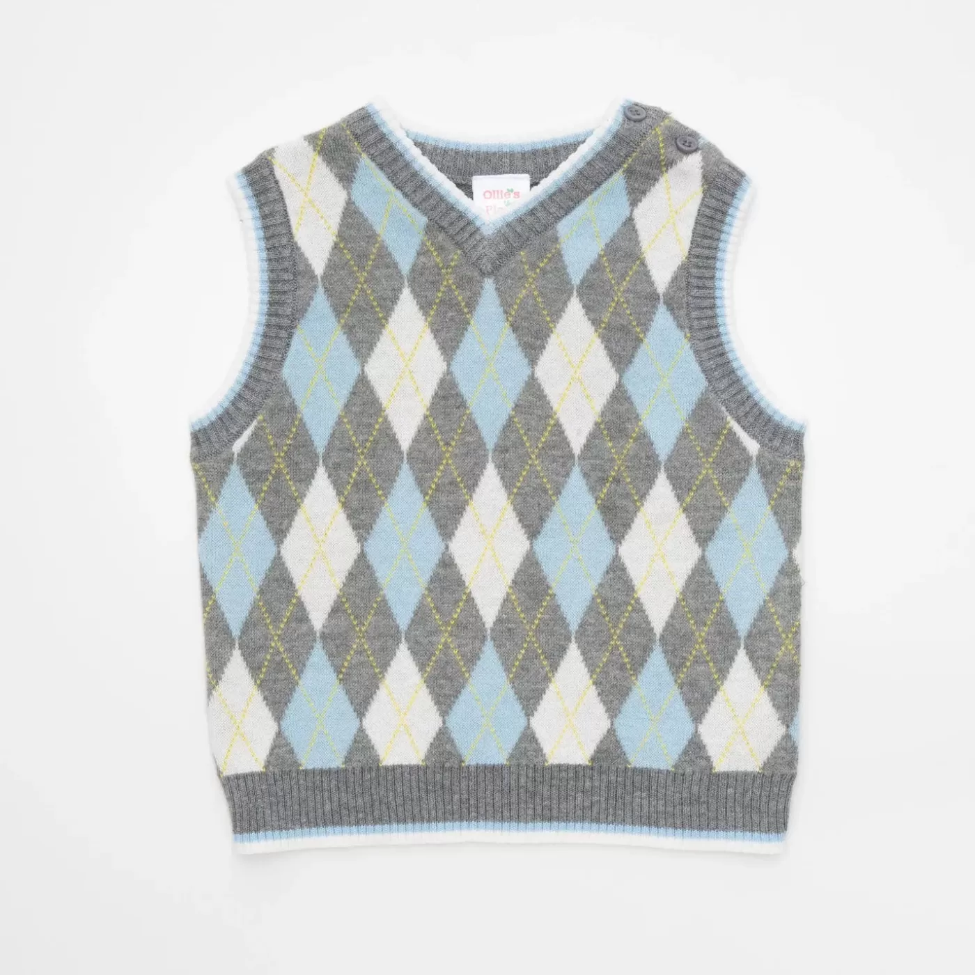 Ollies Place Baby Boy Vest Boys Harvard Knit<BOY Cardigans & Knitwear | Cardigans & Knitwear