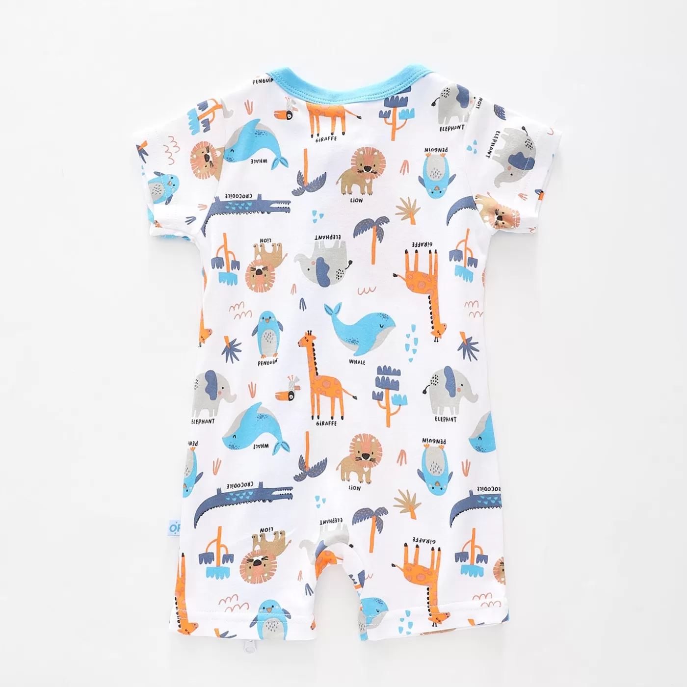 Ollies Place Baby Boys Animal Adventure Romper<BOY Rompers