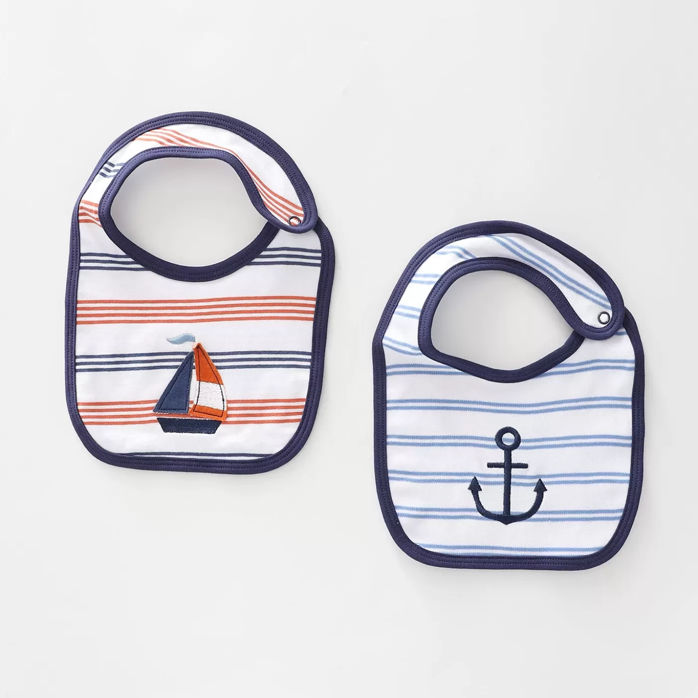 Ollies Place Baby Boys Bib Set, Nicely Nautical<BOY Accessories | Prem