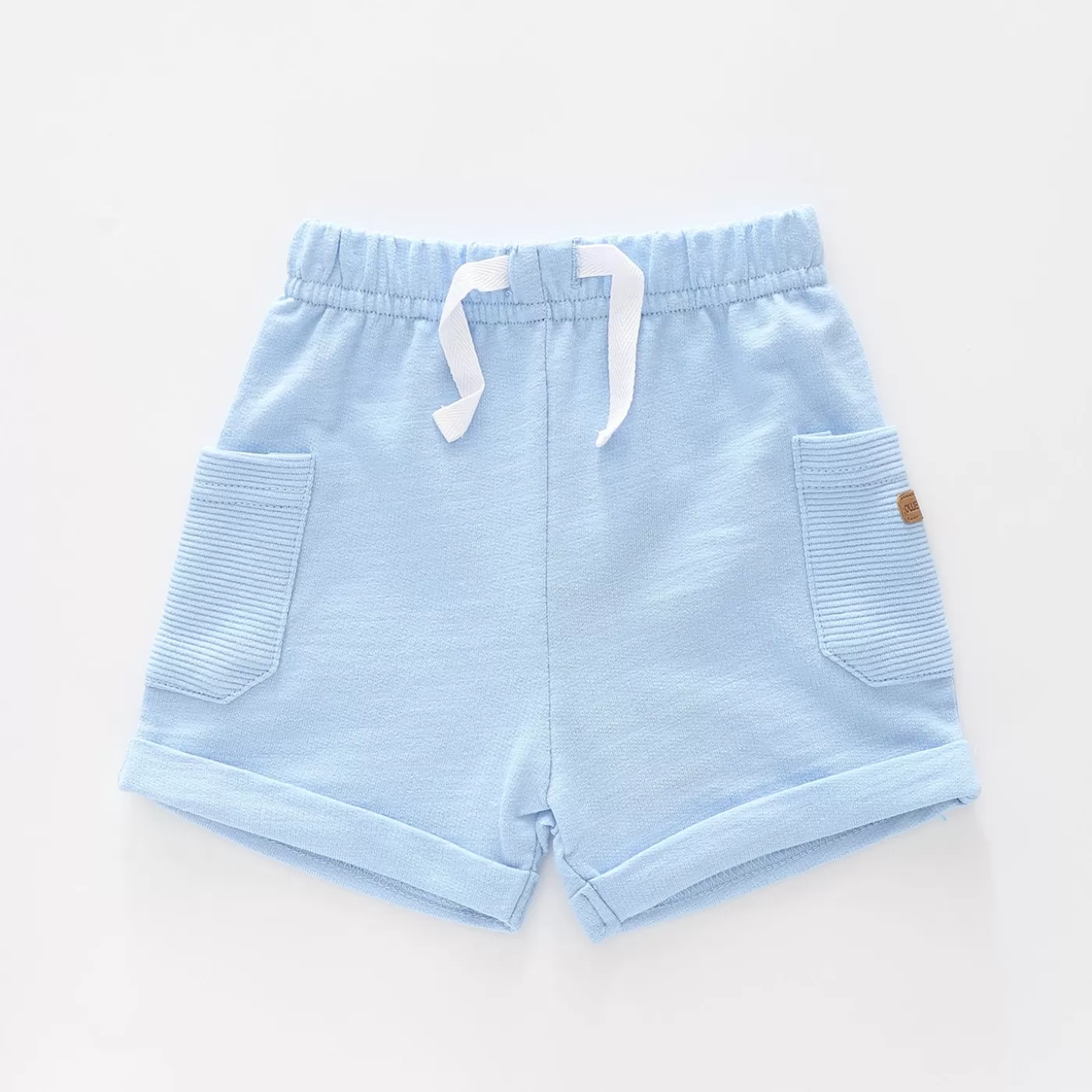 Ollies Place Baby Boys Blue Bell Knit Shorts<BOY Shorts