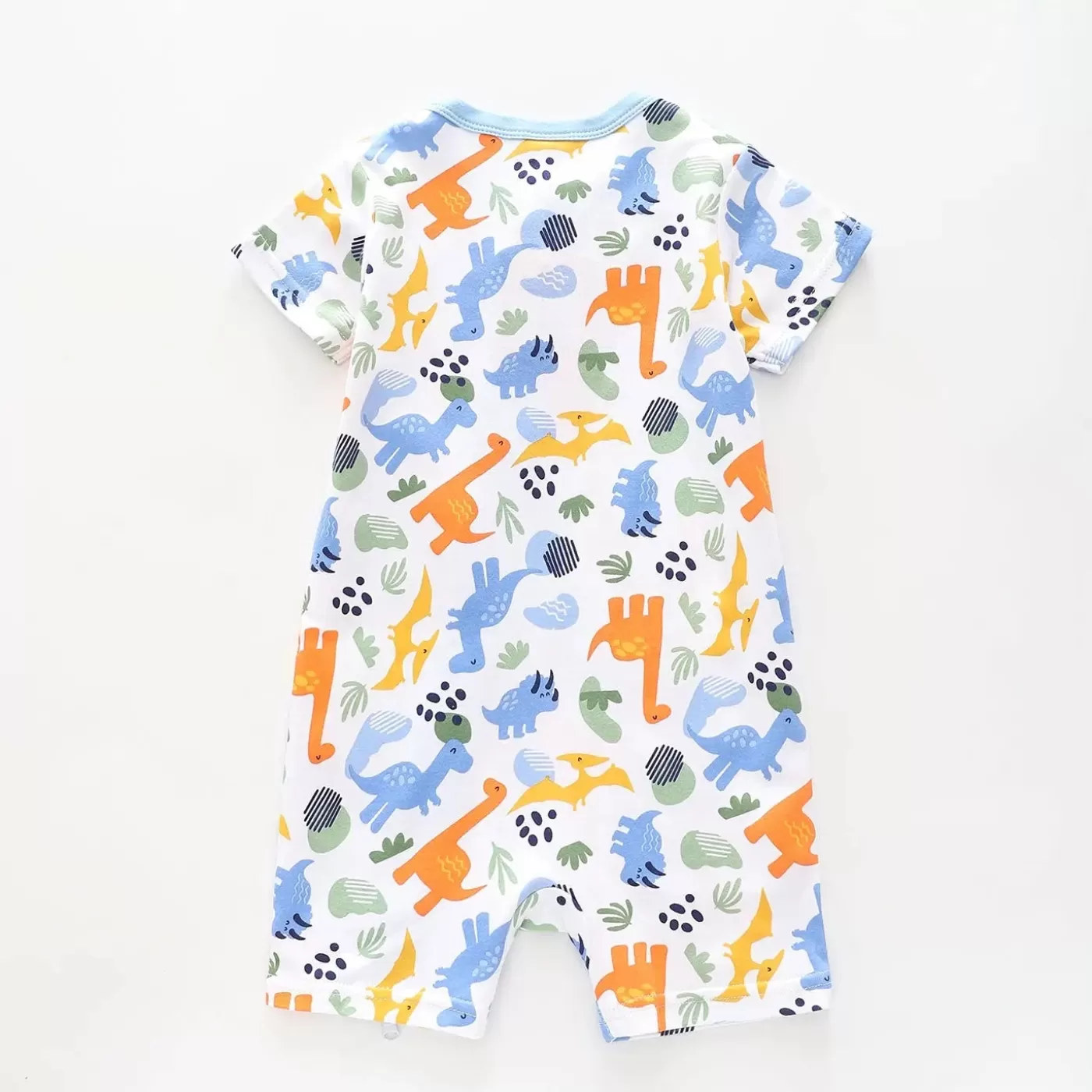 Ollies Place Baby Boys Dino Print Romper<BOY Rompers | 3-6M