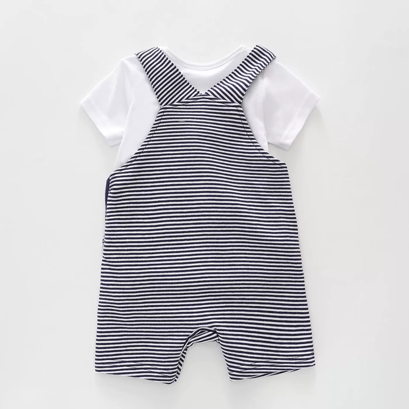 Ollies Place Baby Boys, Ellie and Friends Shortalls Set<BOY Overalls & Sets