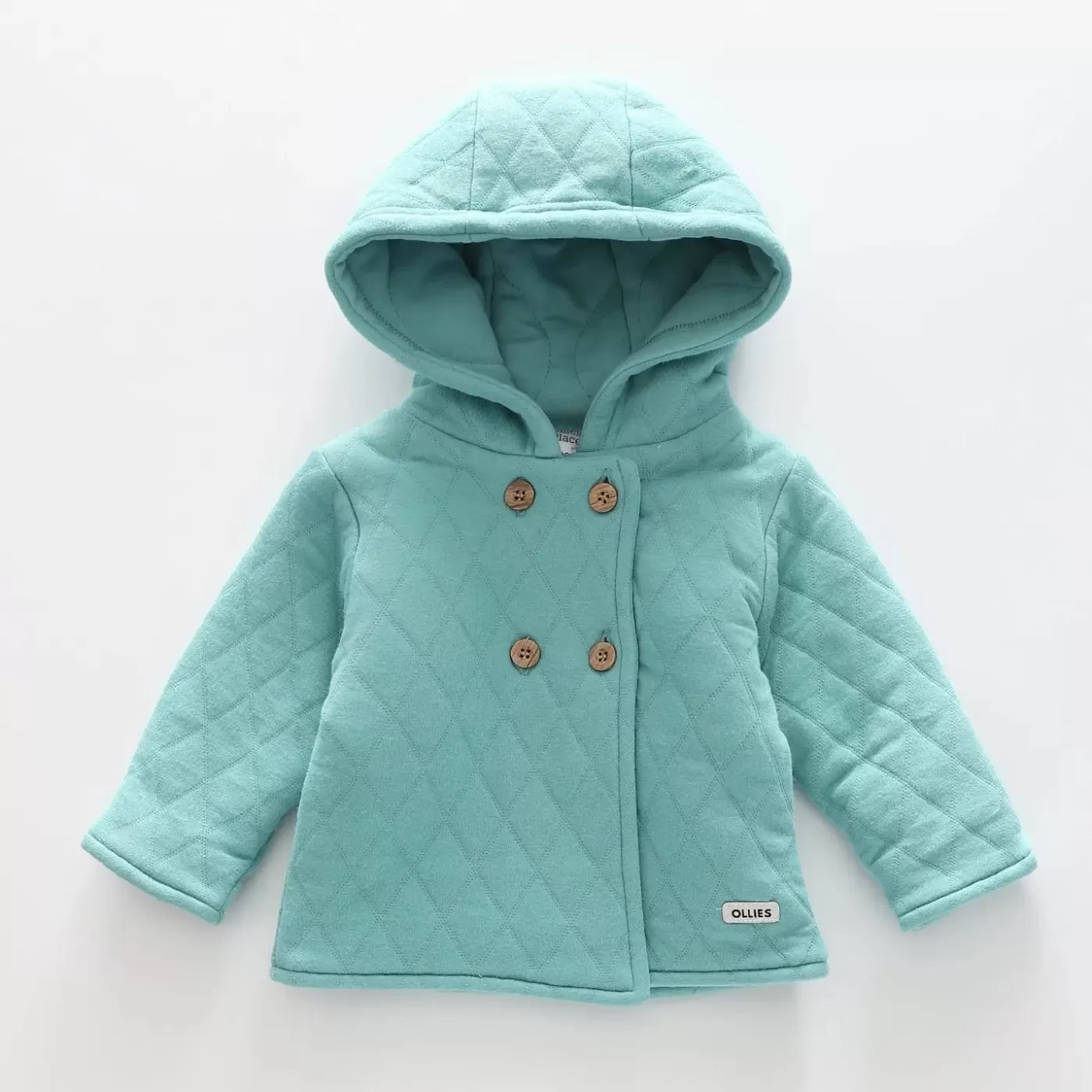 Ollies Place Baby Boys' Green Quilted Jacket<BOY Jackets & Outerwear | 3-6M