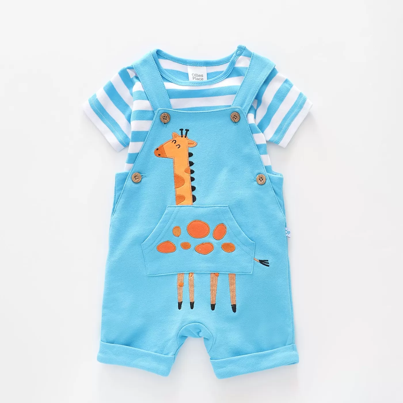 Ollies Place Baby Boys, Little Adventures Overalls Set<BOY Overalls & Sets