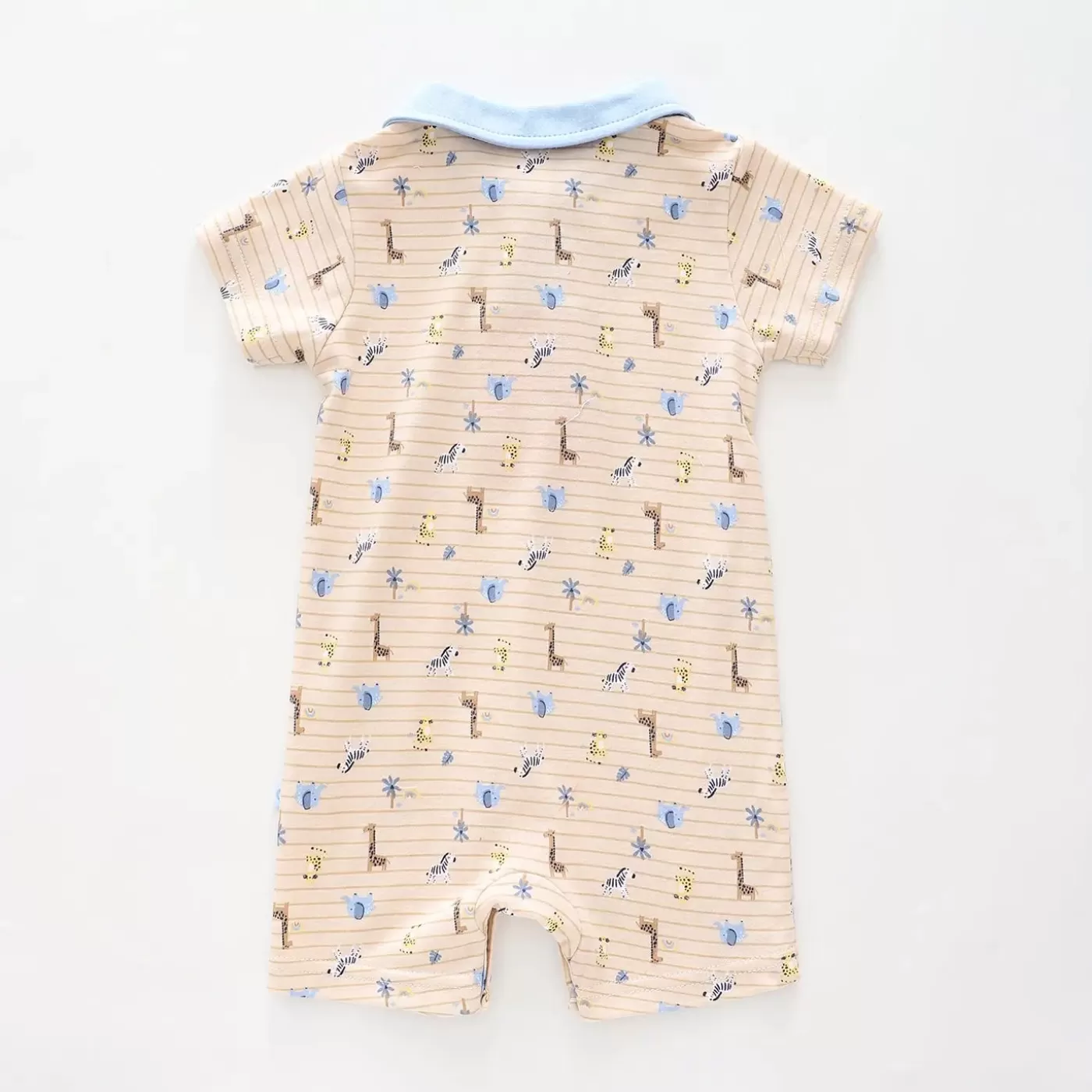 Ollies Place Baby Boys, Love Mum and Dad Collared Romper<BOY Rompers