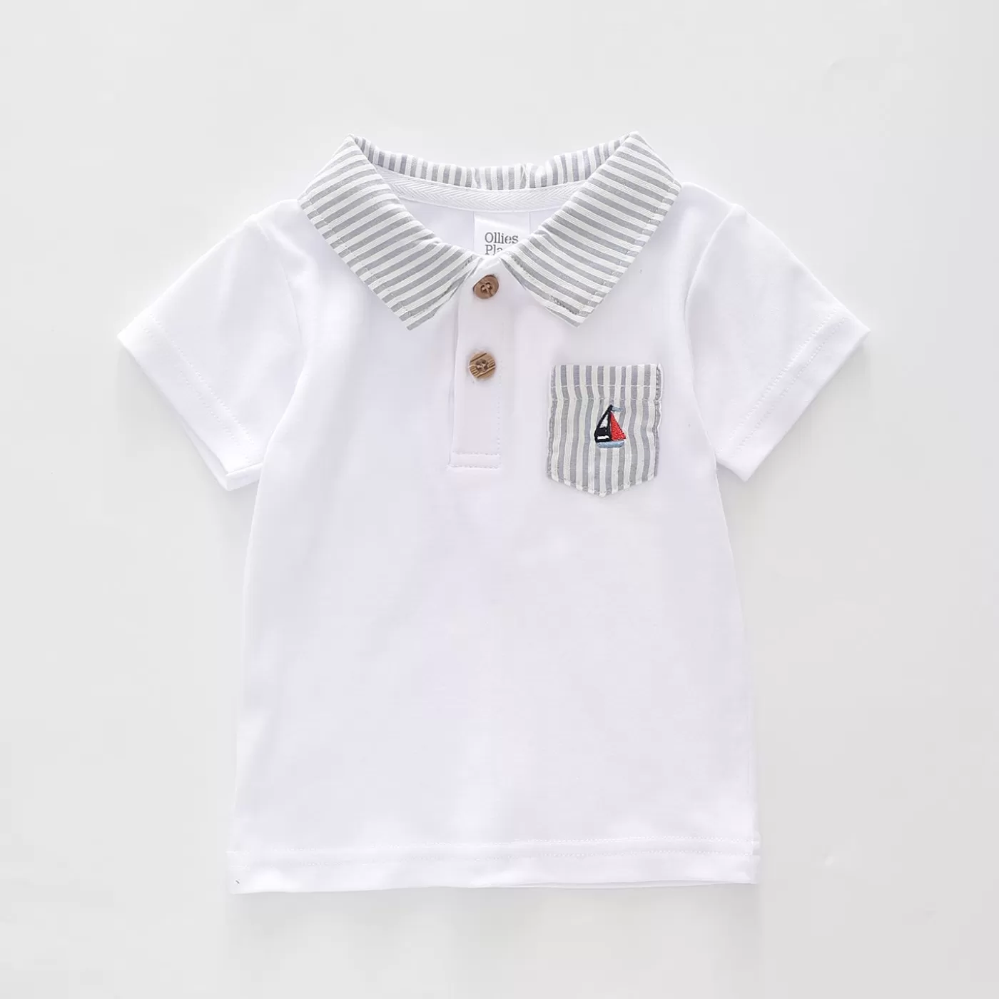 Ollies Place Baby Boys, Nicely Nautical Polo Shirt<BOY Tops & T-Shirts