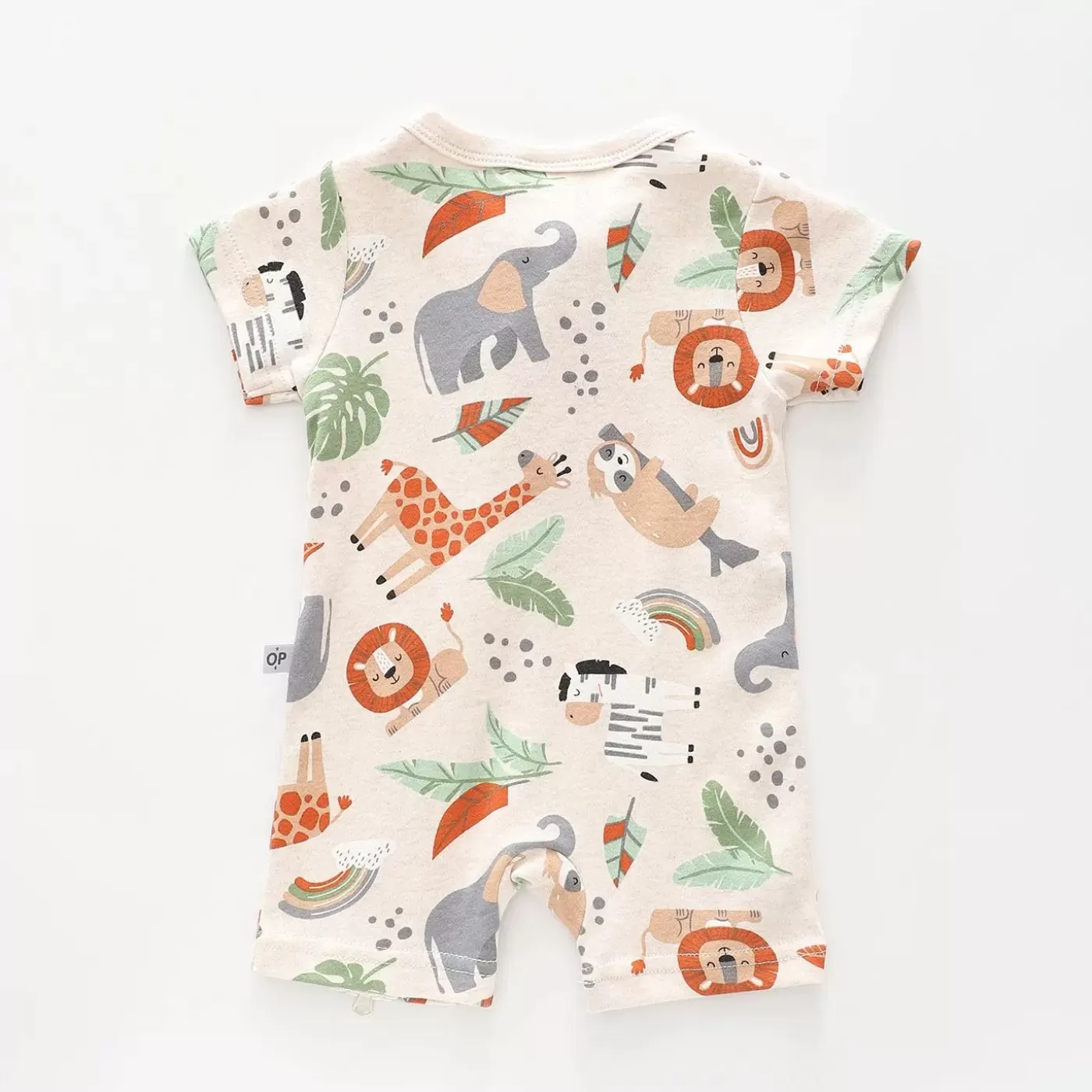 Ollies Place Baby Boys Safari Print Romper<BOY Rompers | 3-6M