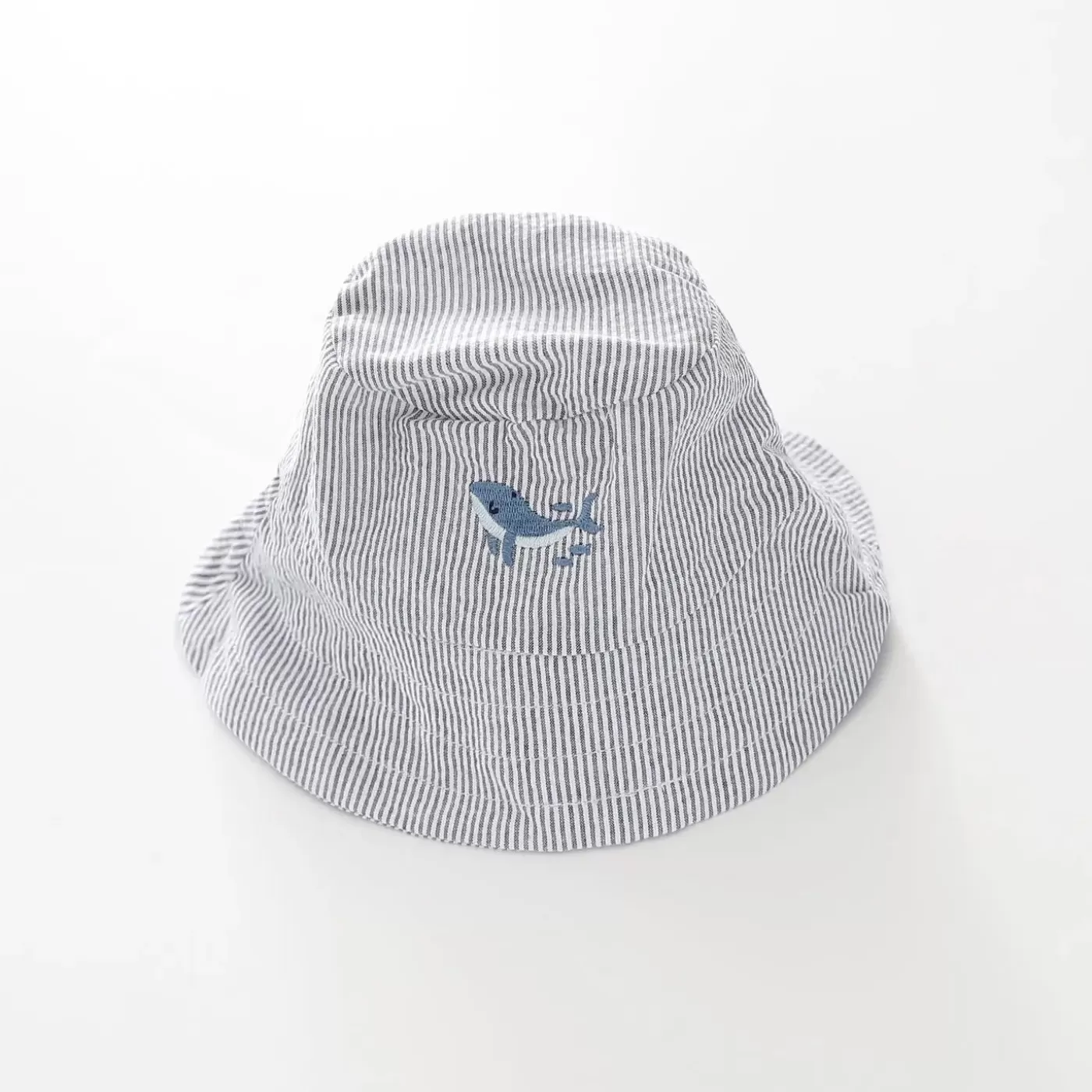 Ollies Place Baby Boys Whale Stripe Bucket Hat< Hats & Beanies