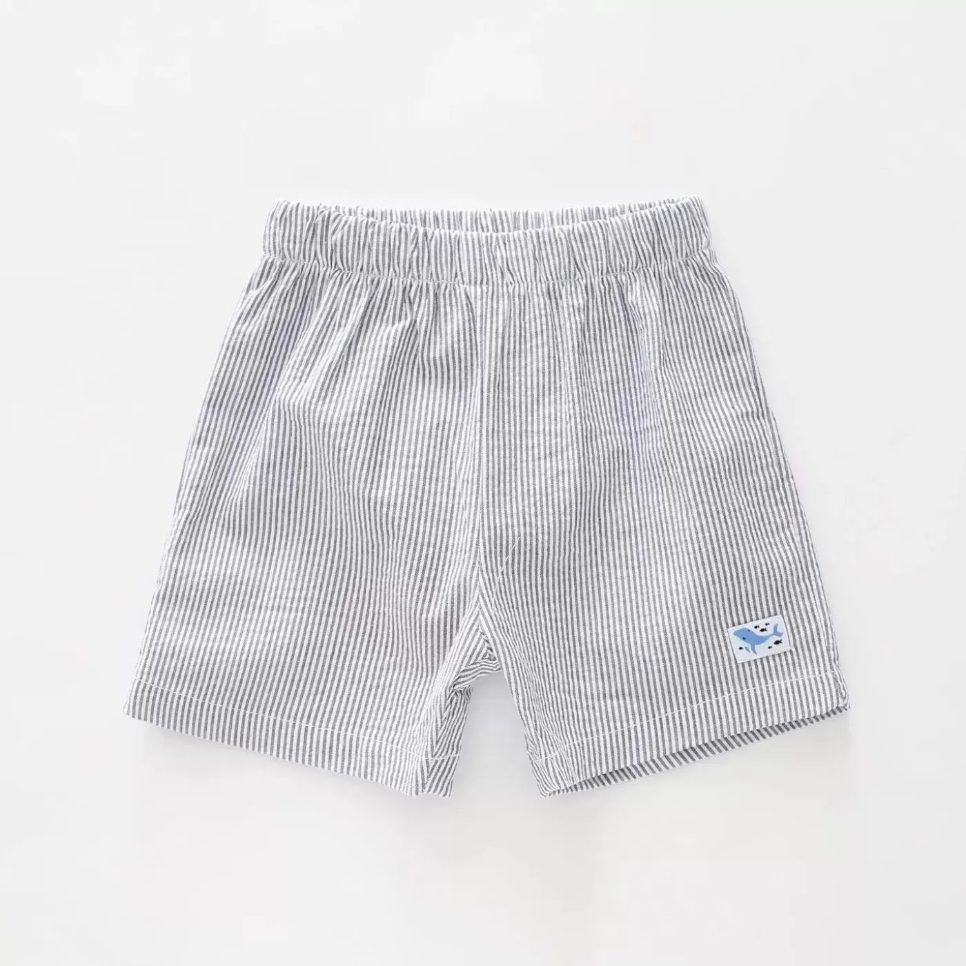 Ollies Place Baby Boys Whale Stripe Woven Shorts<BOY Shorts