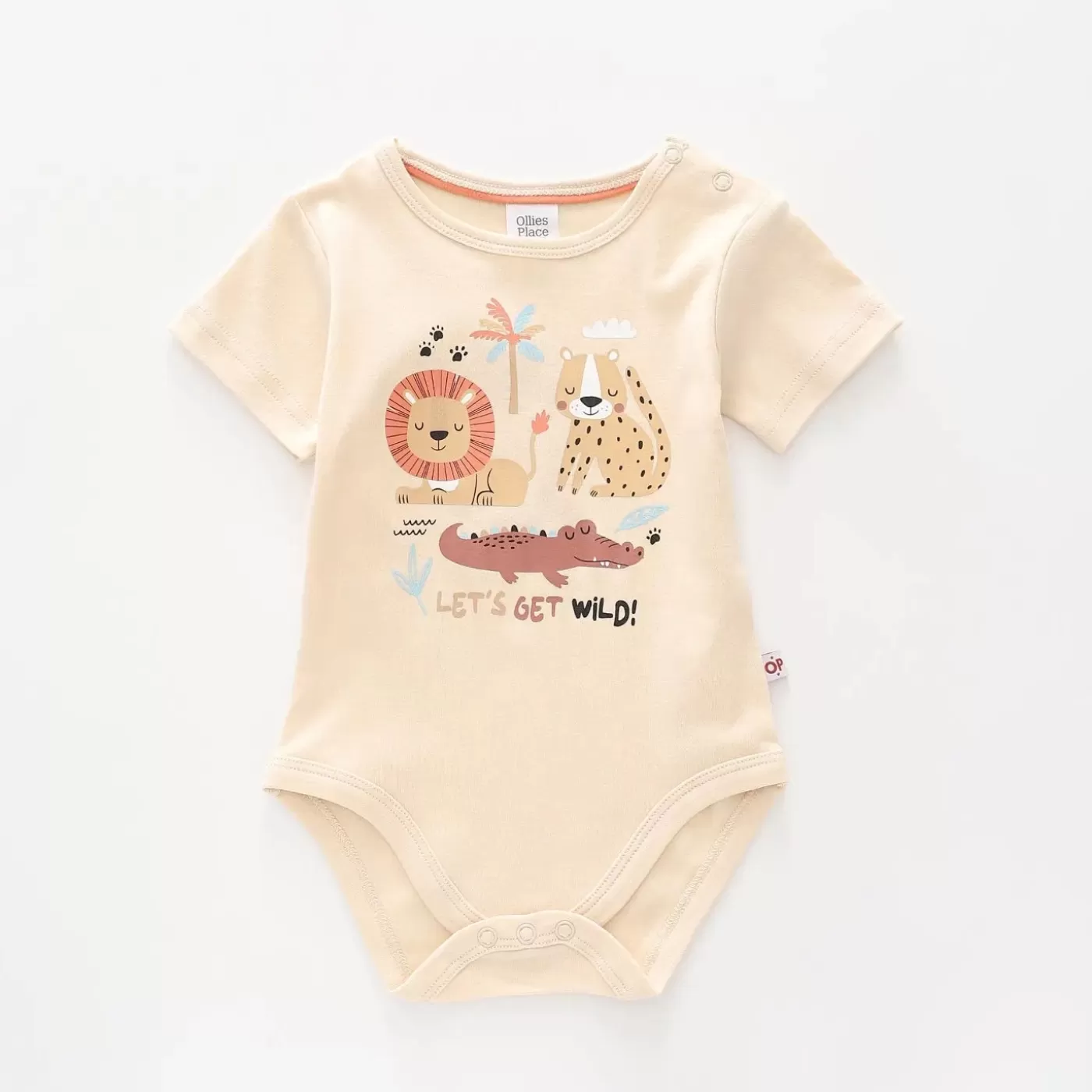 Ollies Place Baby Boys Zoo Crew Bodysuit<BOY Bodysuits