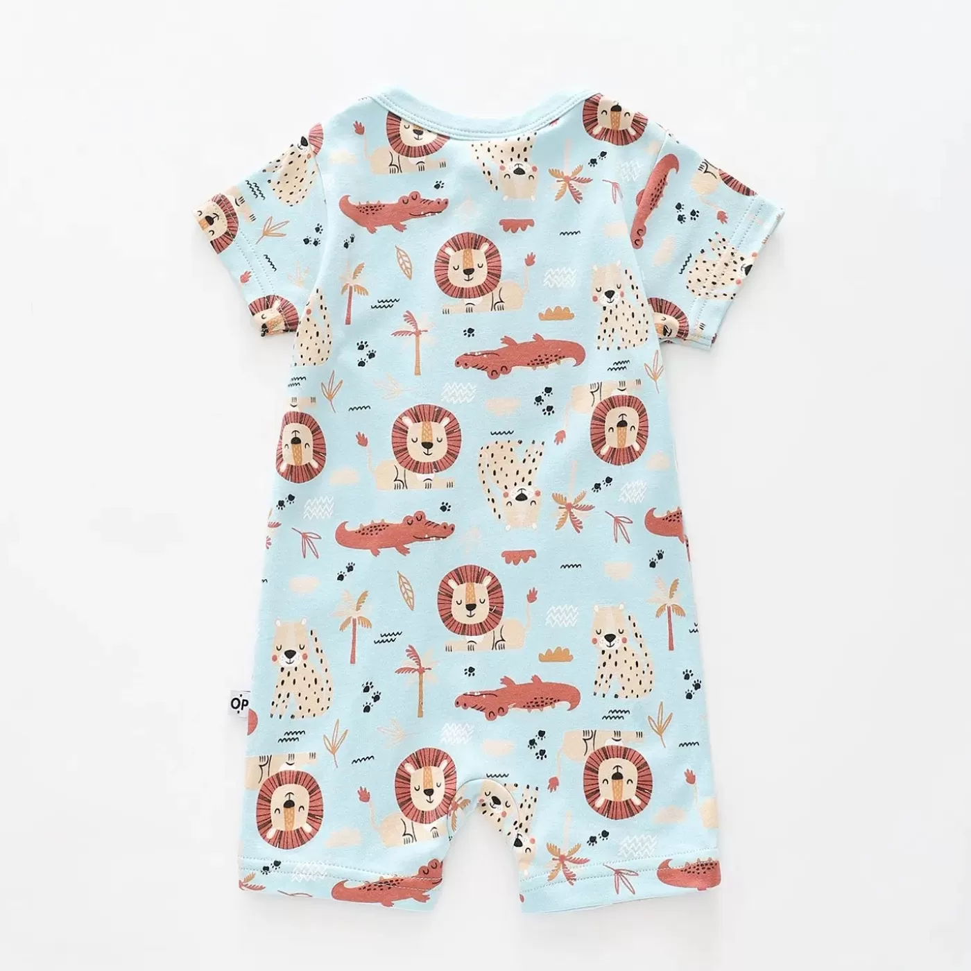 Ollies Place Baby Boys, Zoo Crew Zip-up Romper<BOY Rompers