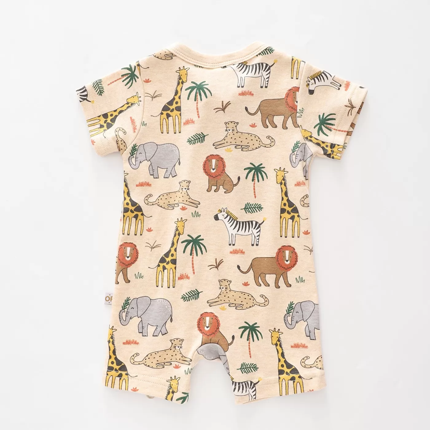 Ollies Place Baby Boys Zoo-fari Romper<BOY Rompers