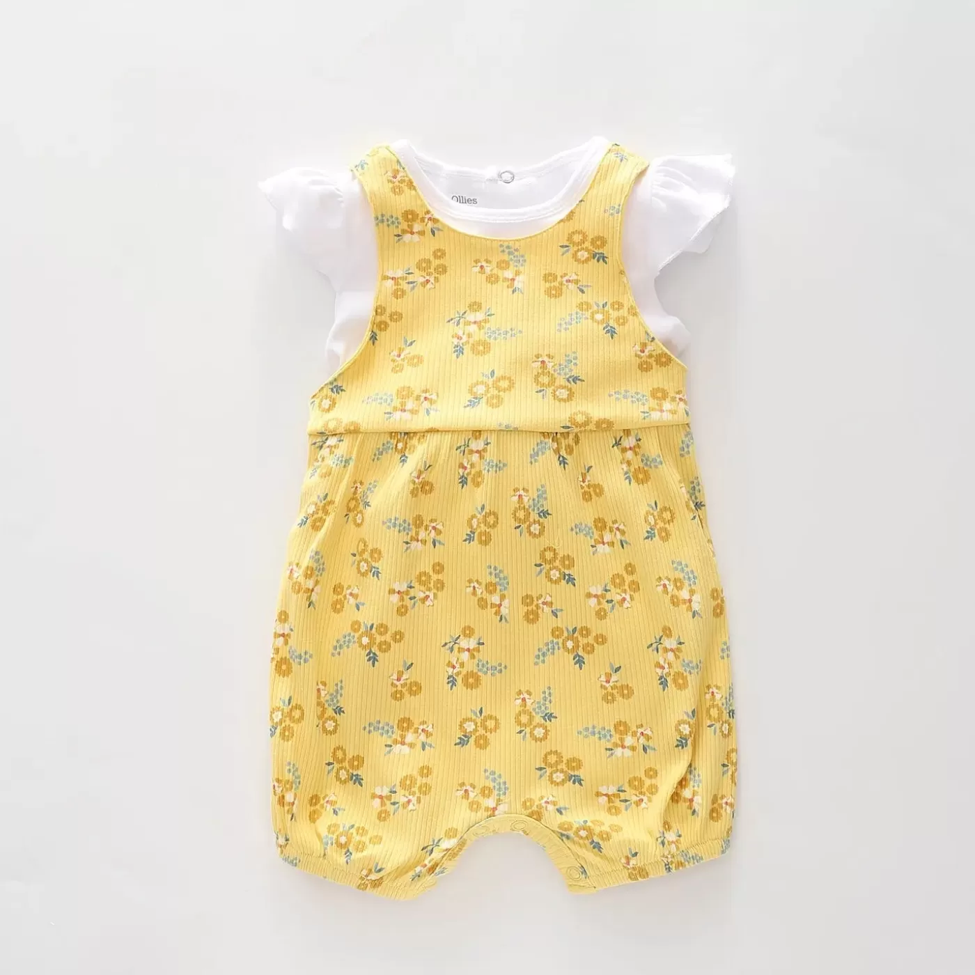 Ollies Place Baby Girls, Aussie Blossom Sunsuit Set< Overalls & Sets