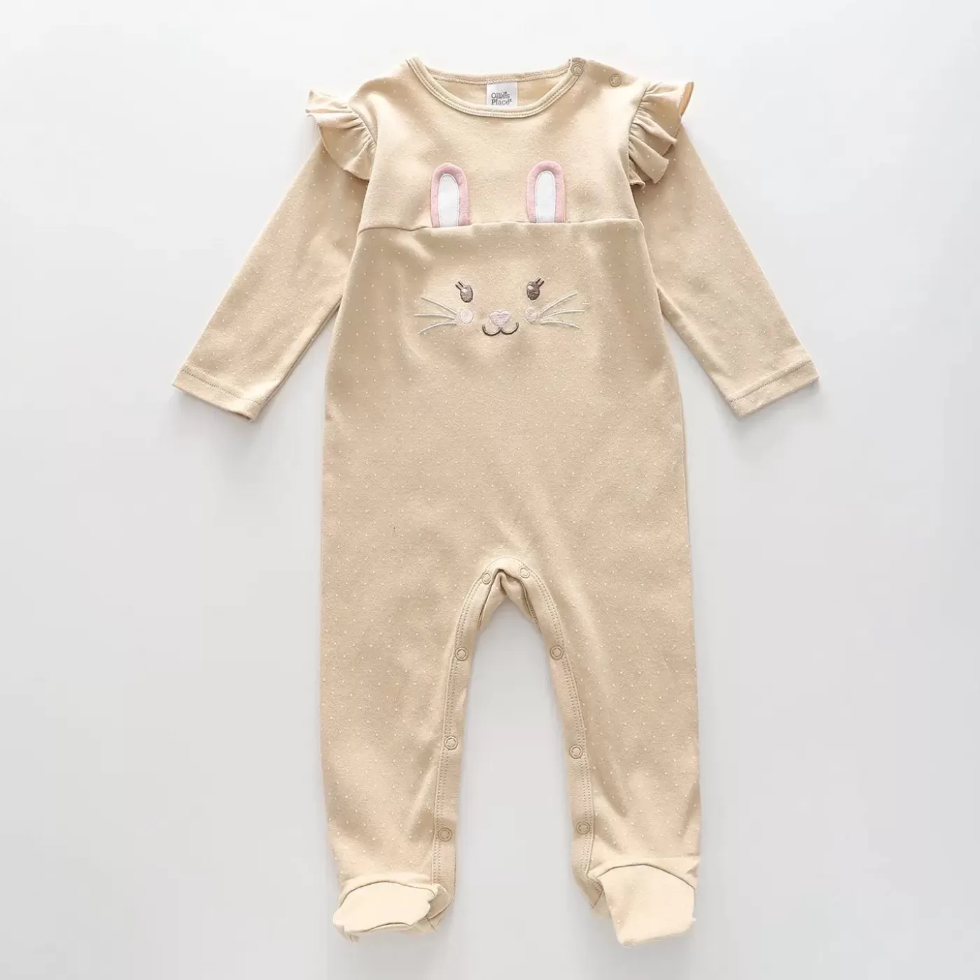 Ollies Place Baby Girls' Bunnikins Romper< Rompers