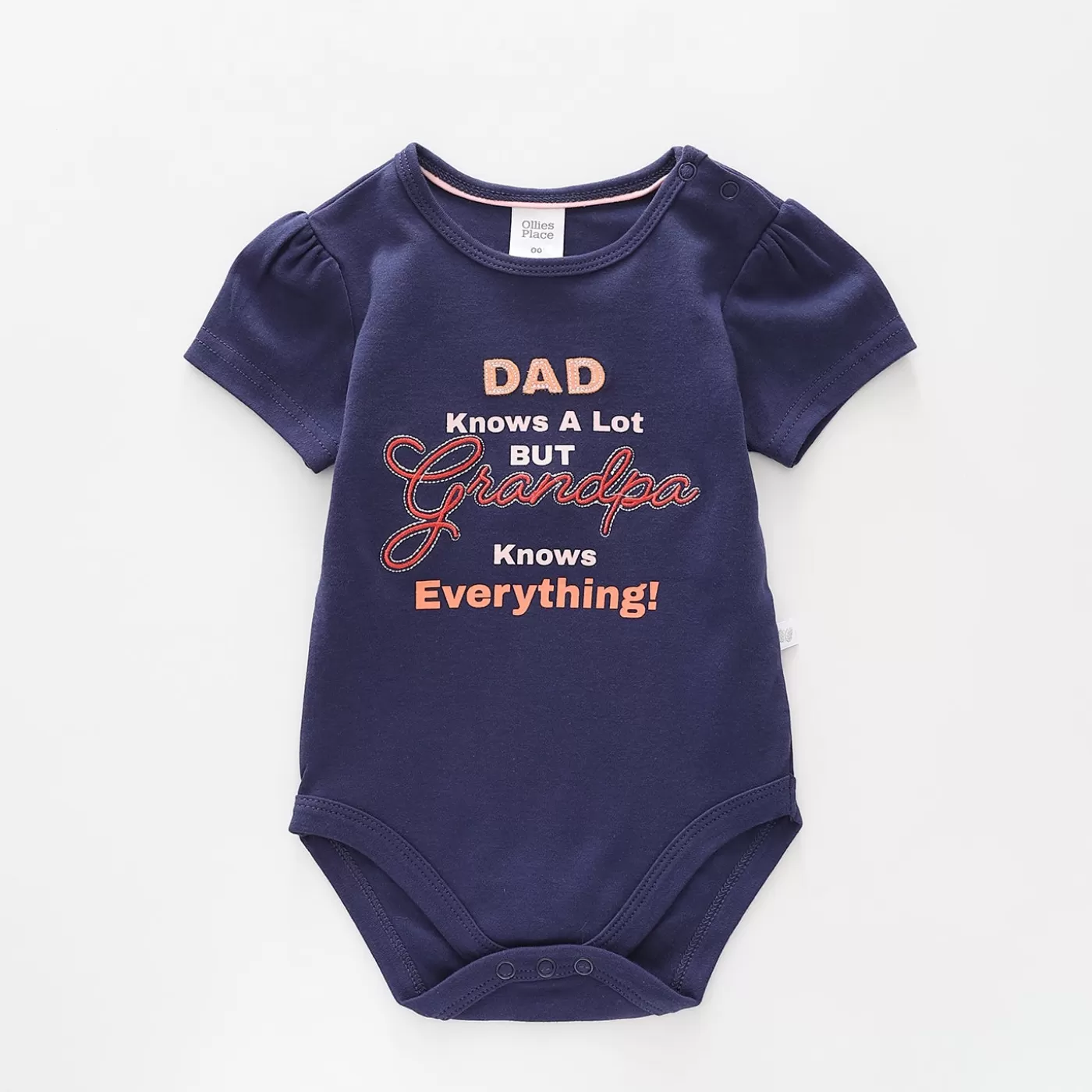 Ollies Place Baby Girls, Dad Knows Bodysuit< Bodysuits