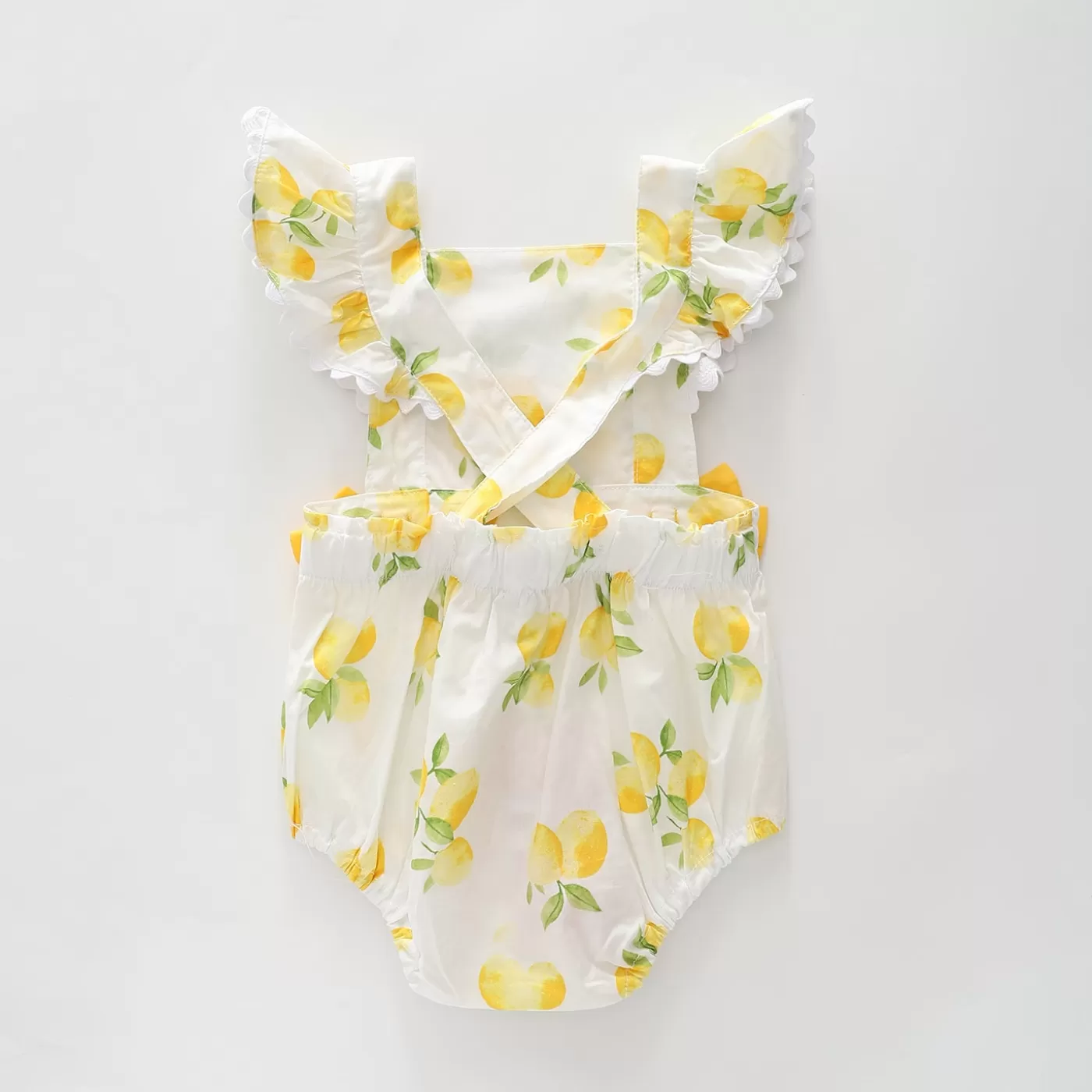 Ollies Place Baby Girls, Lemon Print Sunsuit< Overalls & Sets