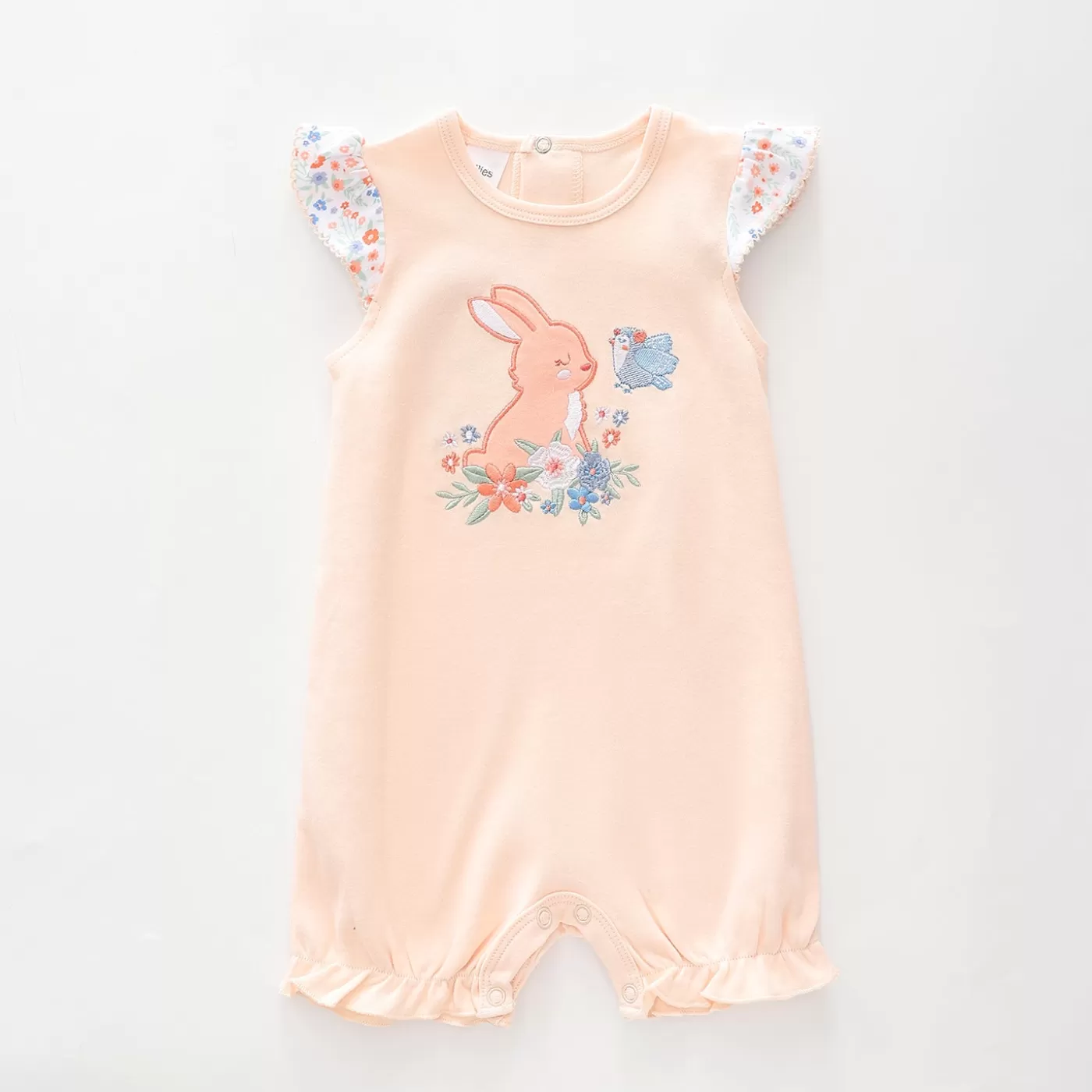 Ollies Place Baby Girls Spring Fields Romper< Rompers