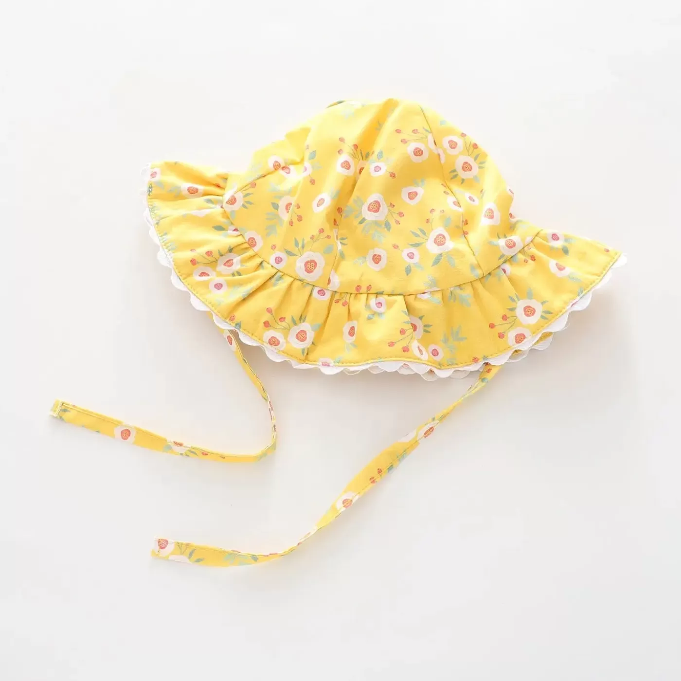 Ollies Place Baby Girls, Sunshine Floral Sun Hat< 6-12M | Hats & Beanies