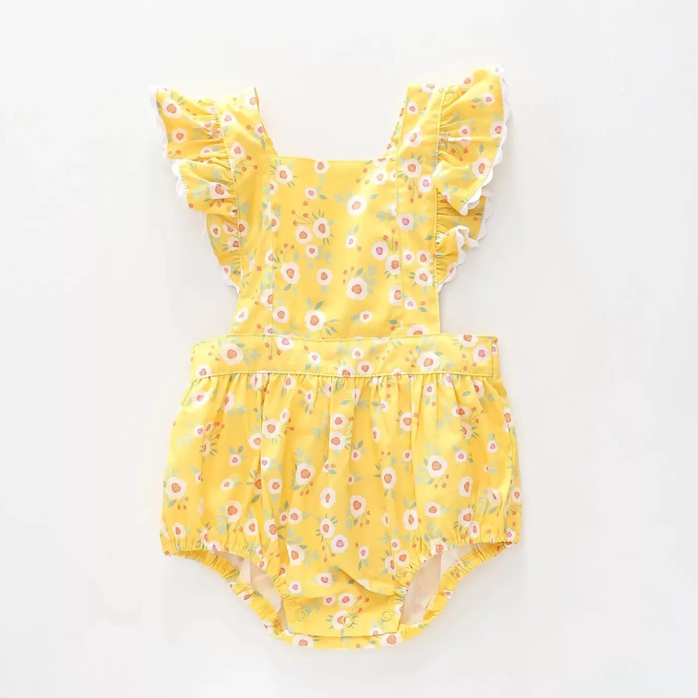 Ollies Place Baby Girls, Sunshine Floral Sunsuit< Overalls & Sets