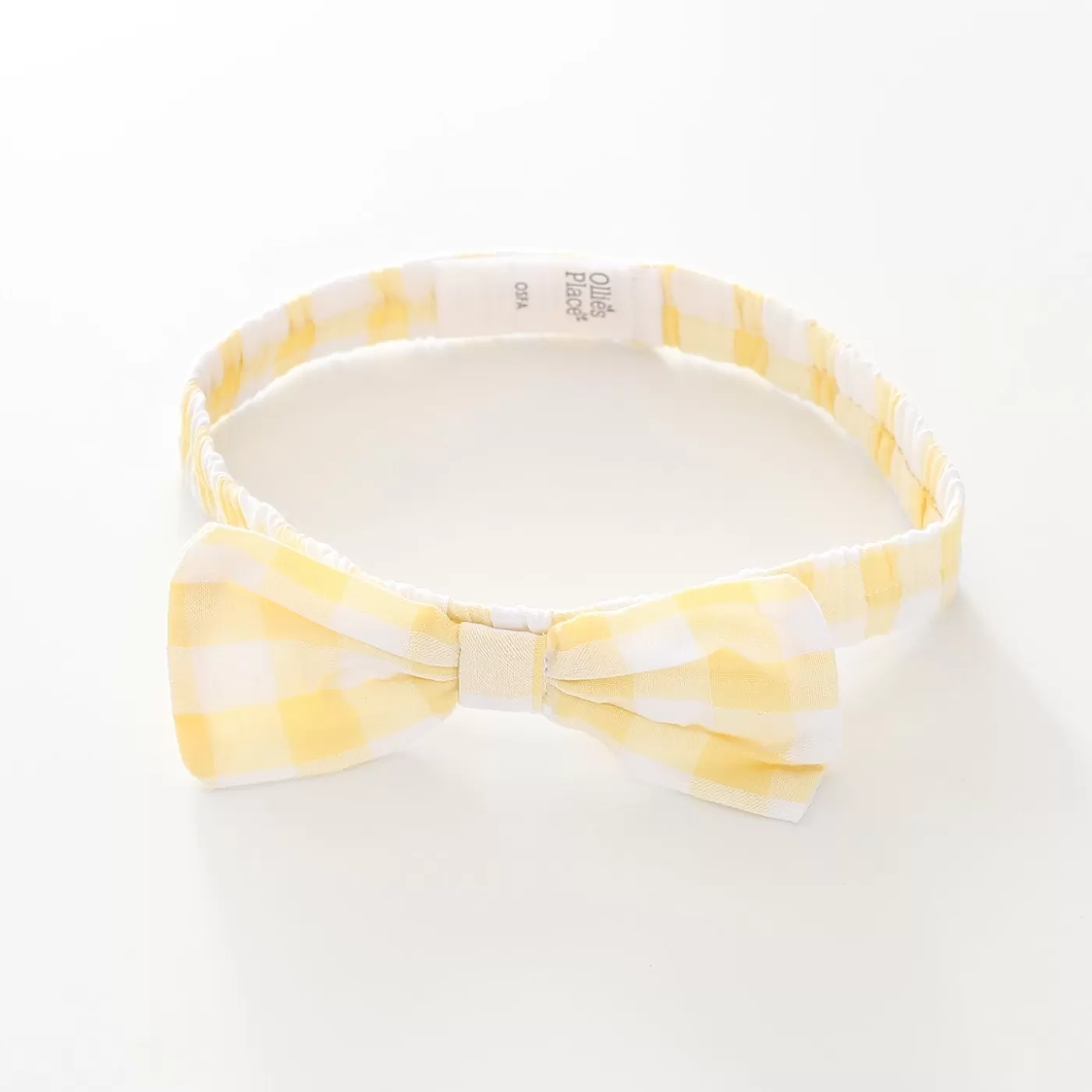 Ollies Place Baby Girls Yellow Gingham Headband< Hair Clips & Headbands | All Accessories