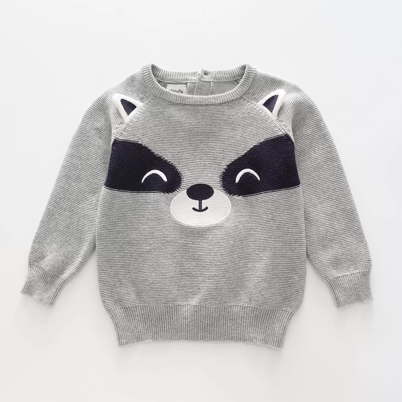 Ollies Place Baby Racoon True Knit Jumper<BOY Sweaters & Hoodies