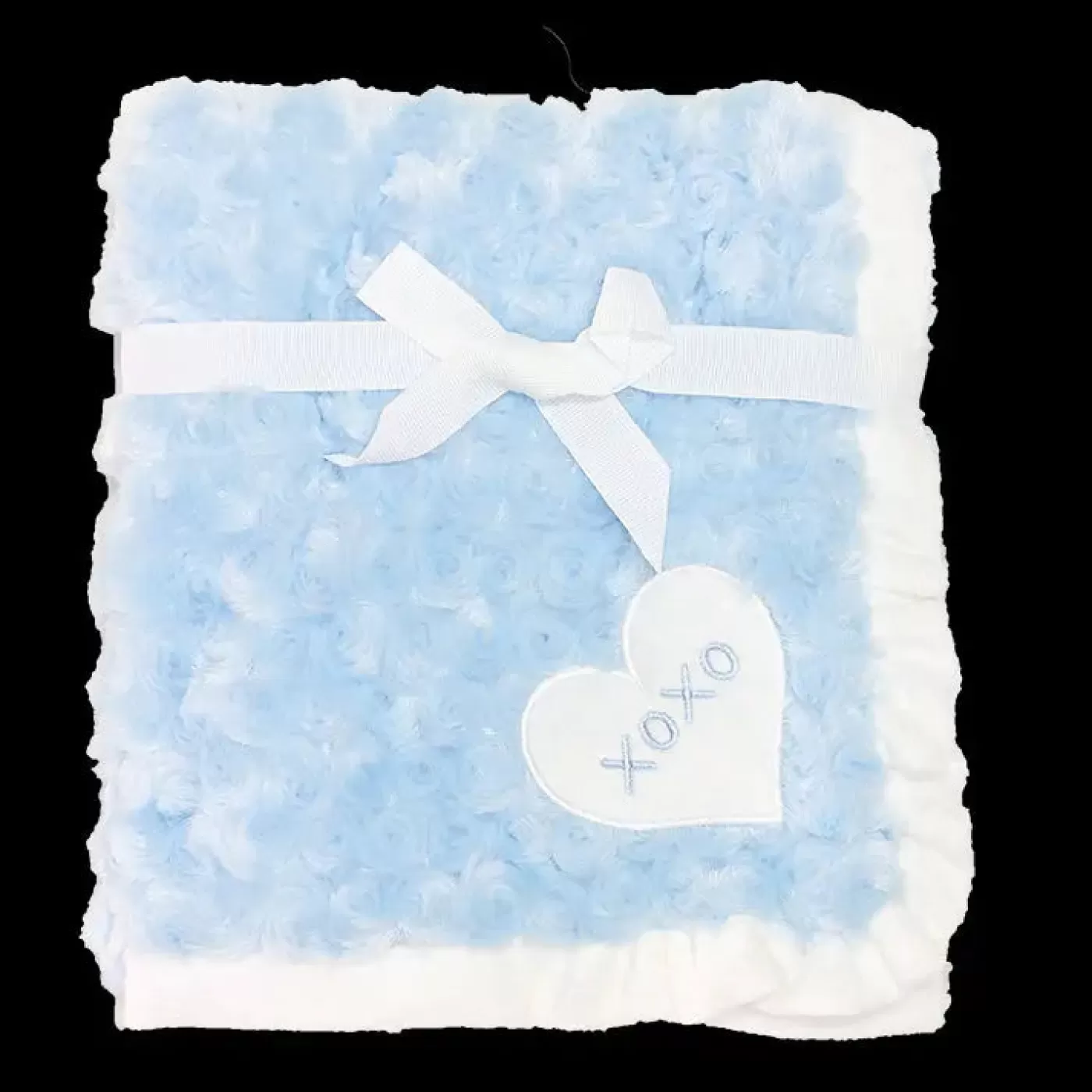 Ollies Place Baby Rose Fur Blanket Blue< Accessories