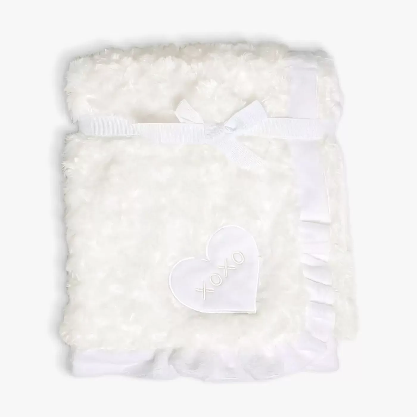 Ollies Place Baby Rose Fur Blanket Cream< Accessories