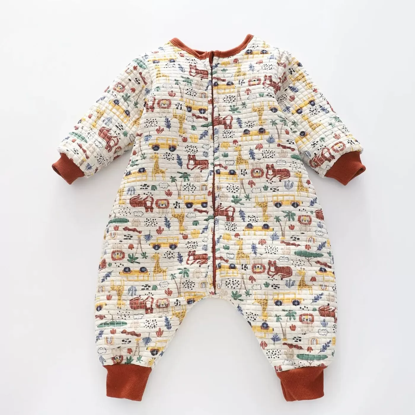 Ollies Place Babys' Animal Safari Slumber Suit<BOY Sleepwear | 6-12M