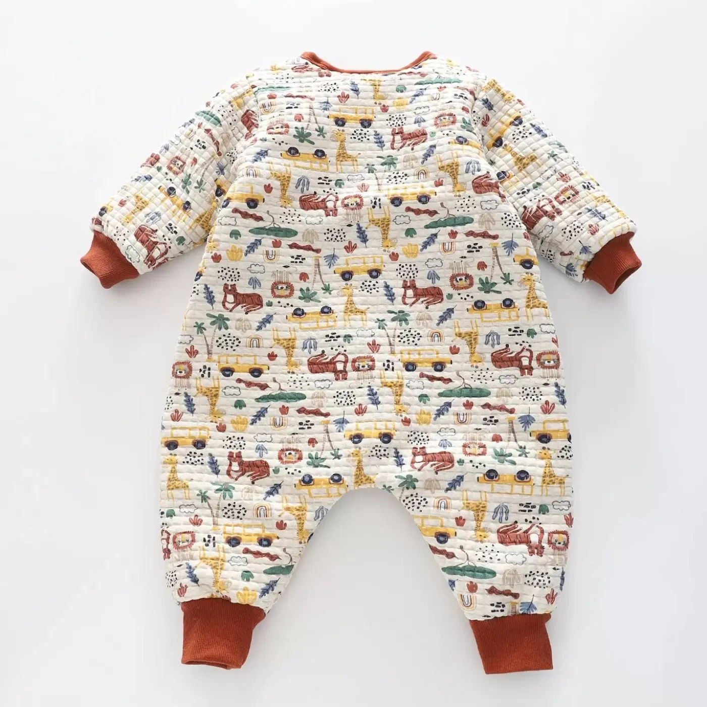 Ollies Place Babys' Animal Safari Slumber Suit<BOY Sleepwear | 6-12M