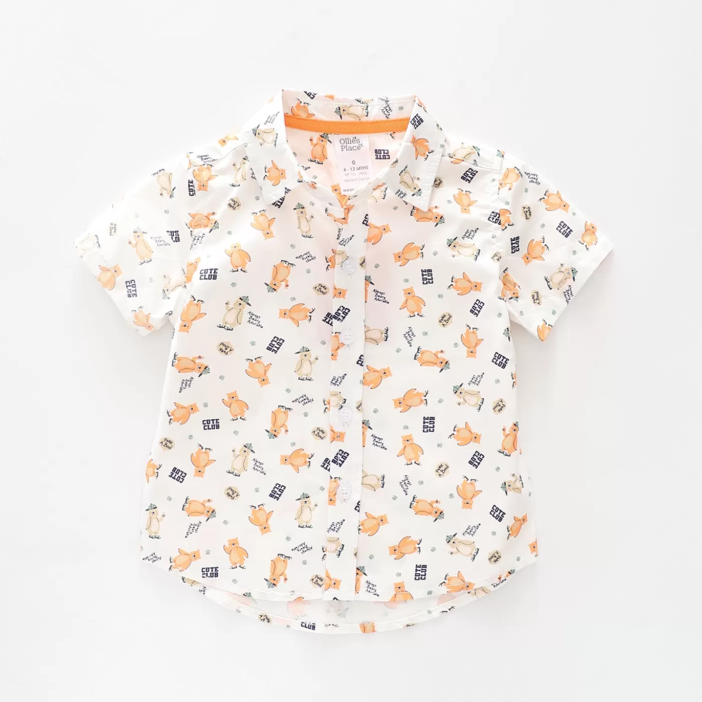 Ollies Place Bear Club Collared Shirt<BOY Tops & T-Shirts