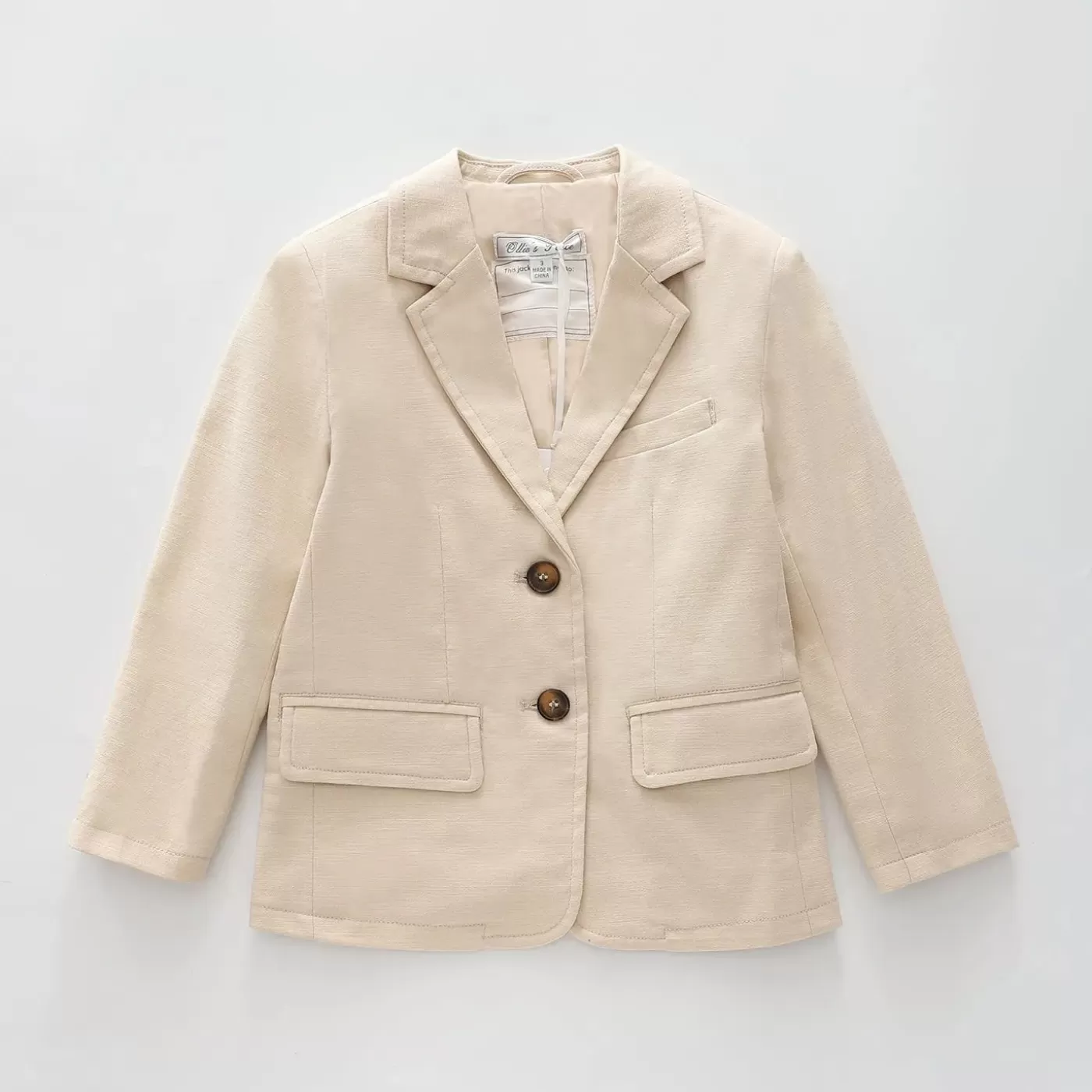 Ollies Place Beige Linen Blazer<BOY Suits | Suits