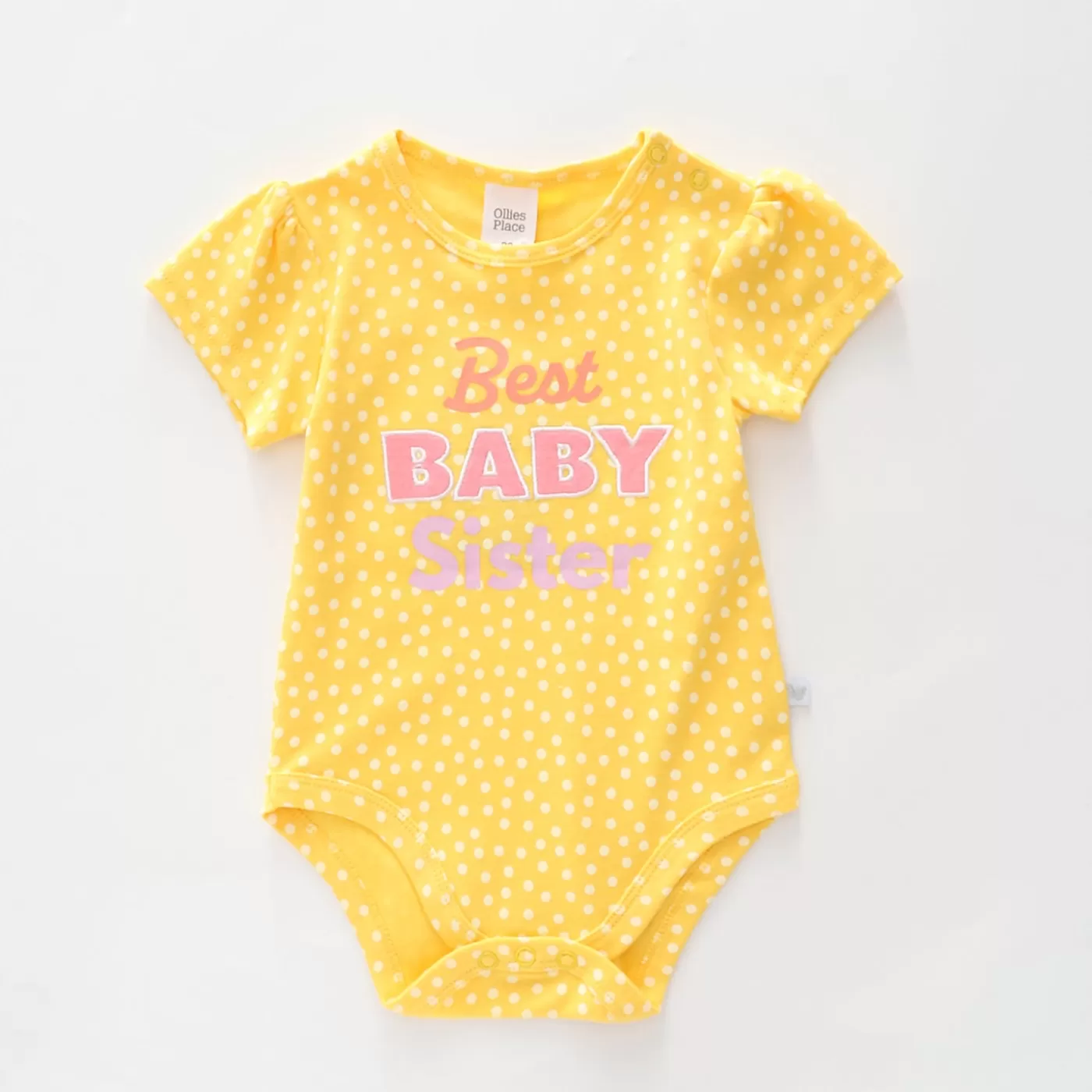 Ollies Place Best Baby Sister Bodysuit< Bodysuits