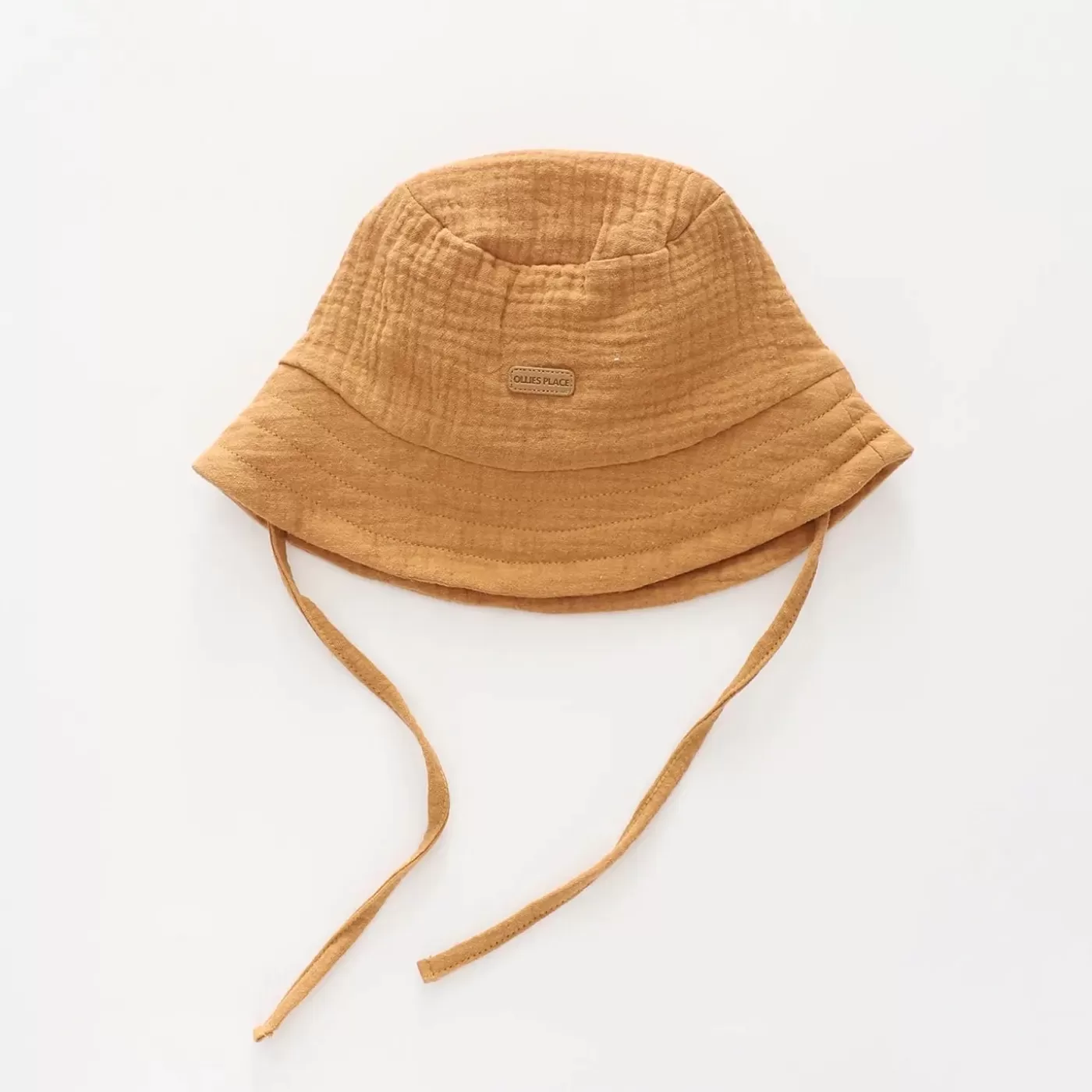 Ollies Place Biscuit Cheesecloth Bucket Hat< 6-12M | Hats & Beanies