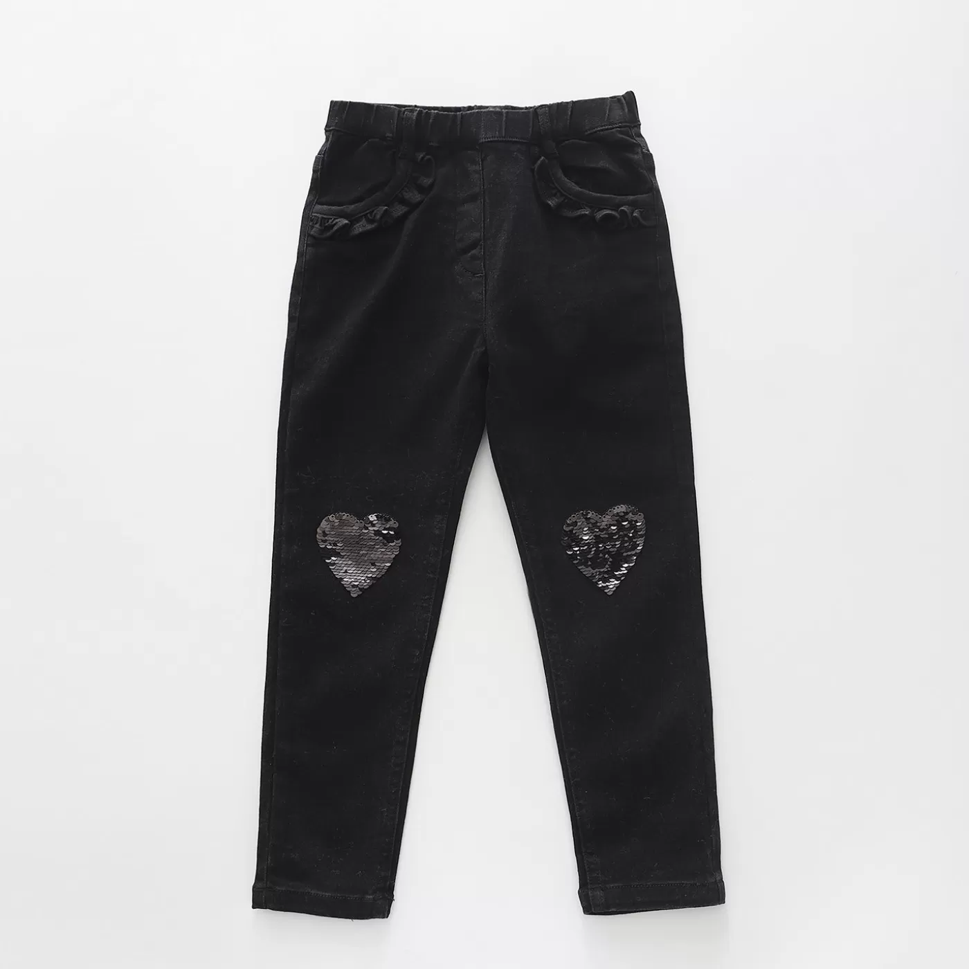 Ollies Place Black Hearts, Girls Jeans< Pants, Legging & Jeans