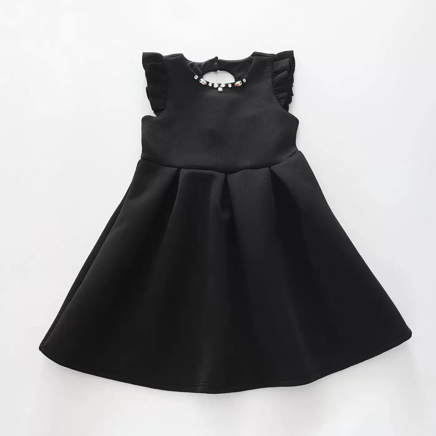 Ollies Place Black Textured, Girls Party Dress< Dresses | 9 Year