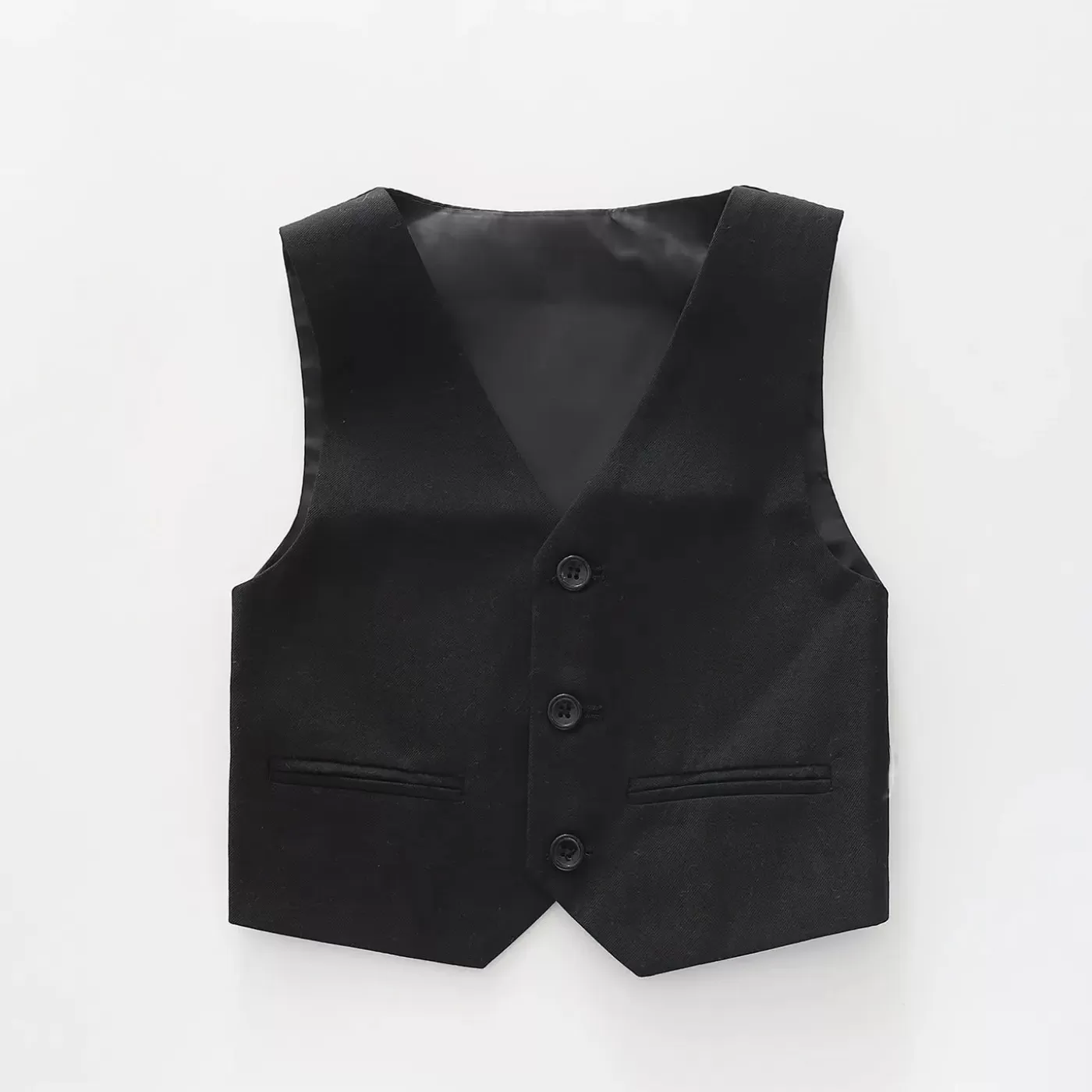 Ollies Place Black Waistcoat Vest<BOY Occasion Wear | Suits