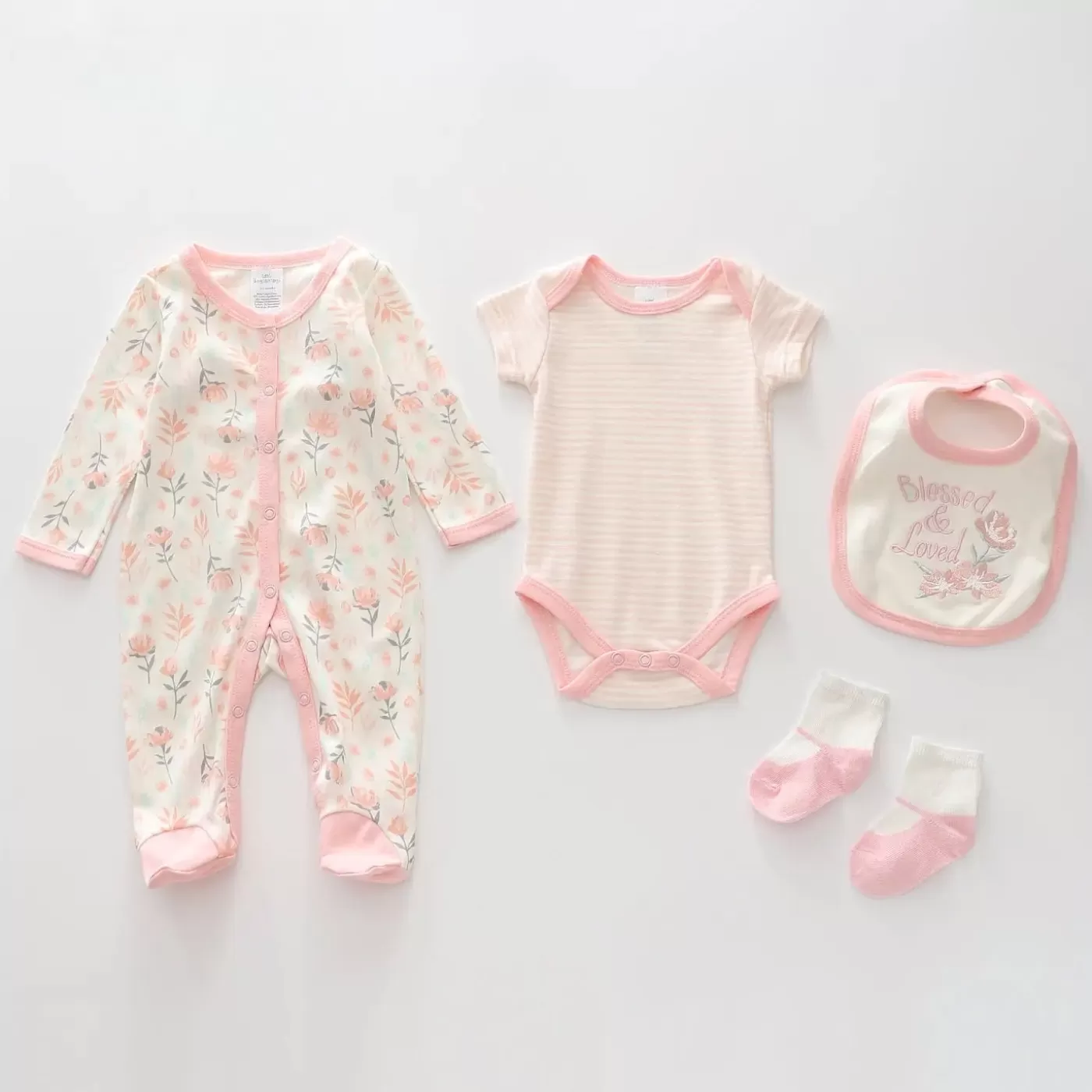 Ollies Place Blessed and Loved Baby Set< Overalls & Sets