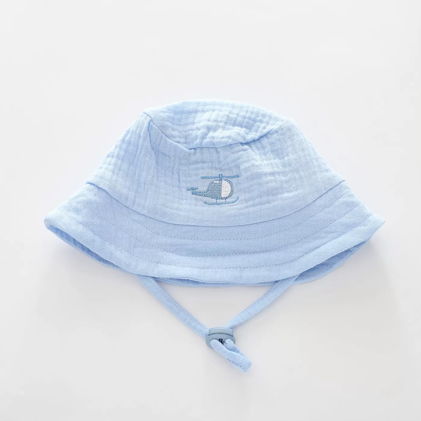 Ollies Place Blue Cheesecloth Bucket Hat< 6-12M | Hats & Beanies