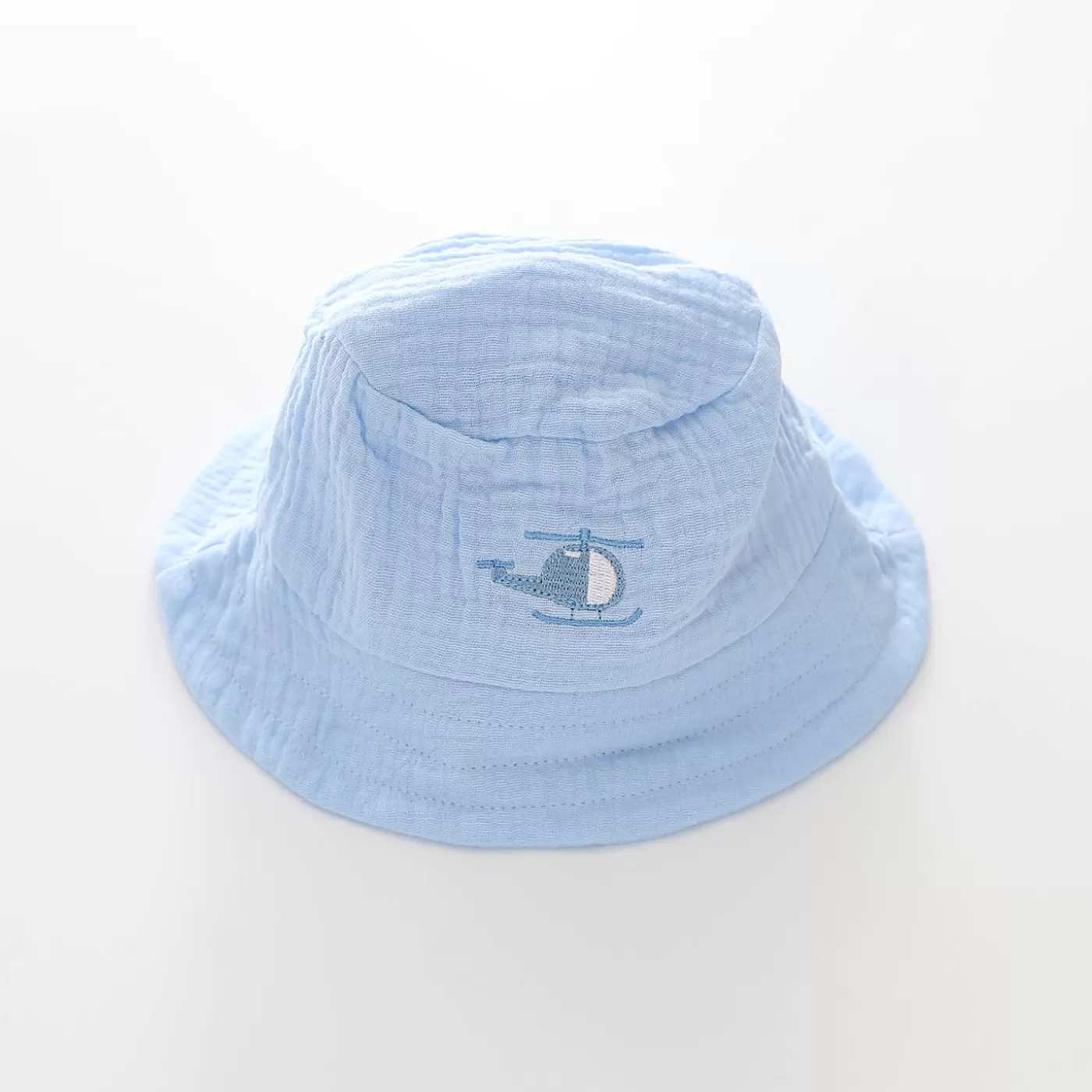 Ollies Place Blue Cheesecloth Bucket Hat< 6-12M | Hats & Beanies