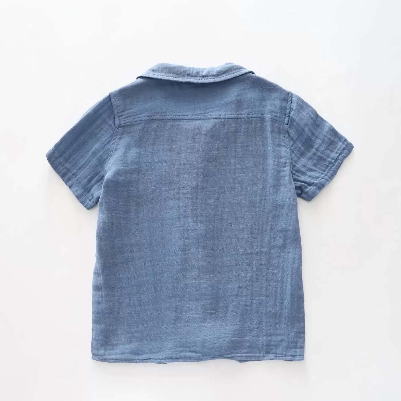 Ollies Place Blue Cheesecloth Shirt<BOY Shirts