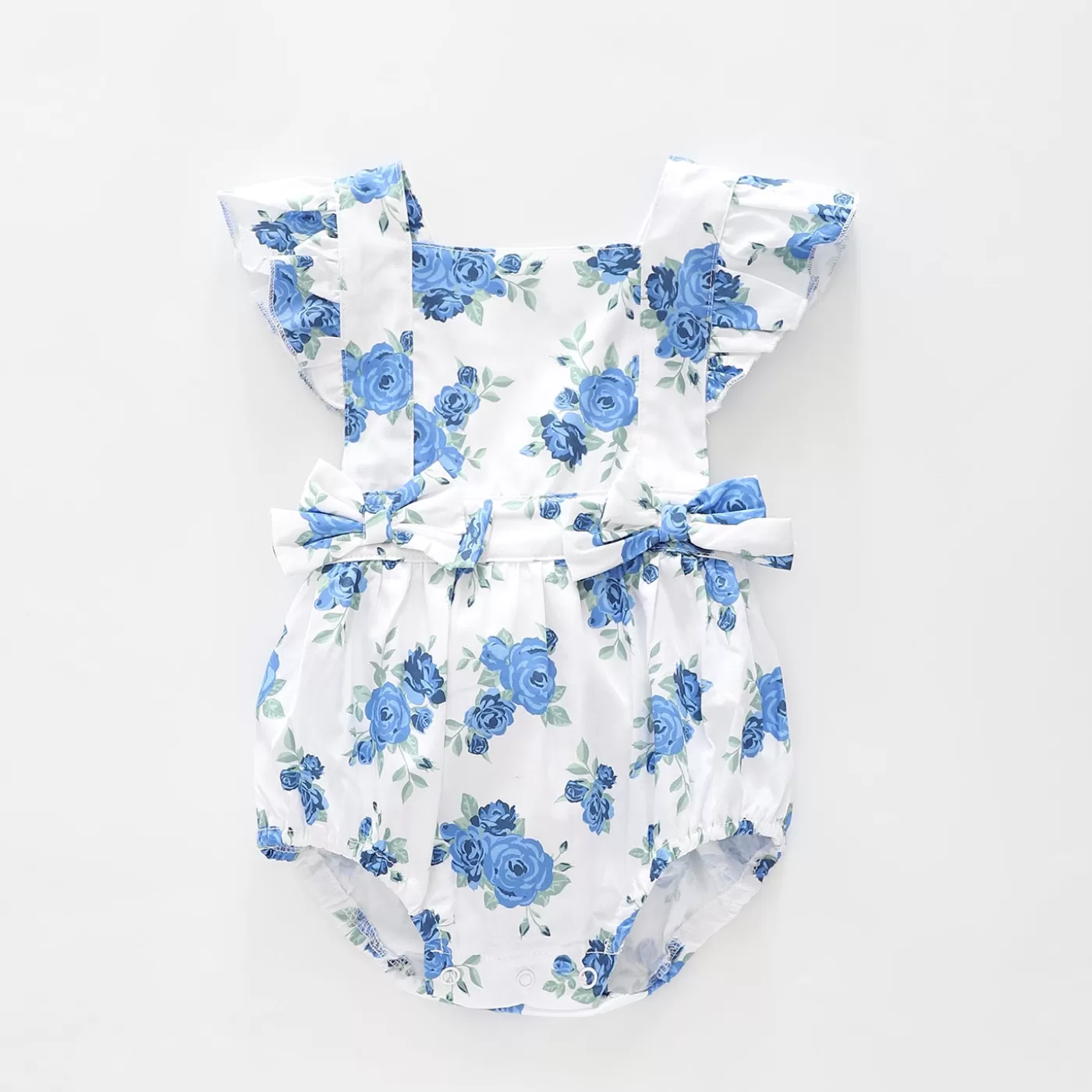 Ollies Place Blue Rose Sunsuit< Overalls & Sets