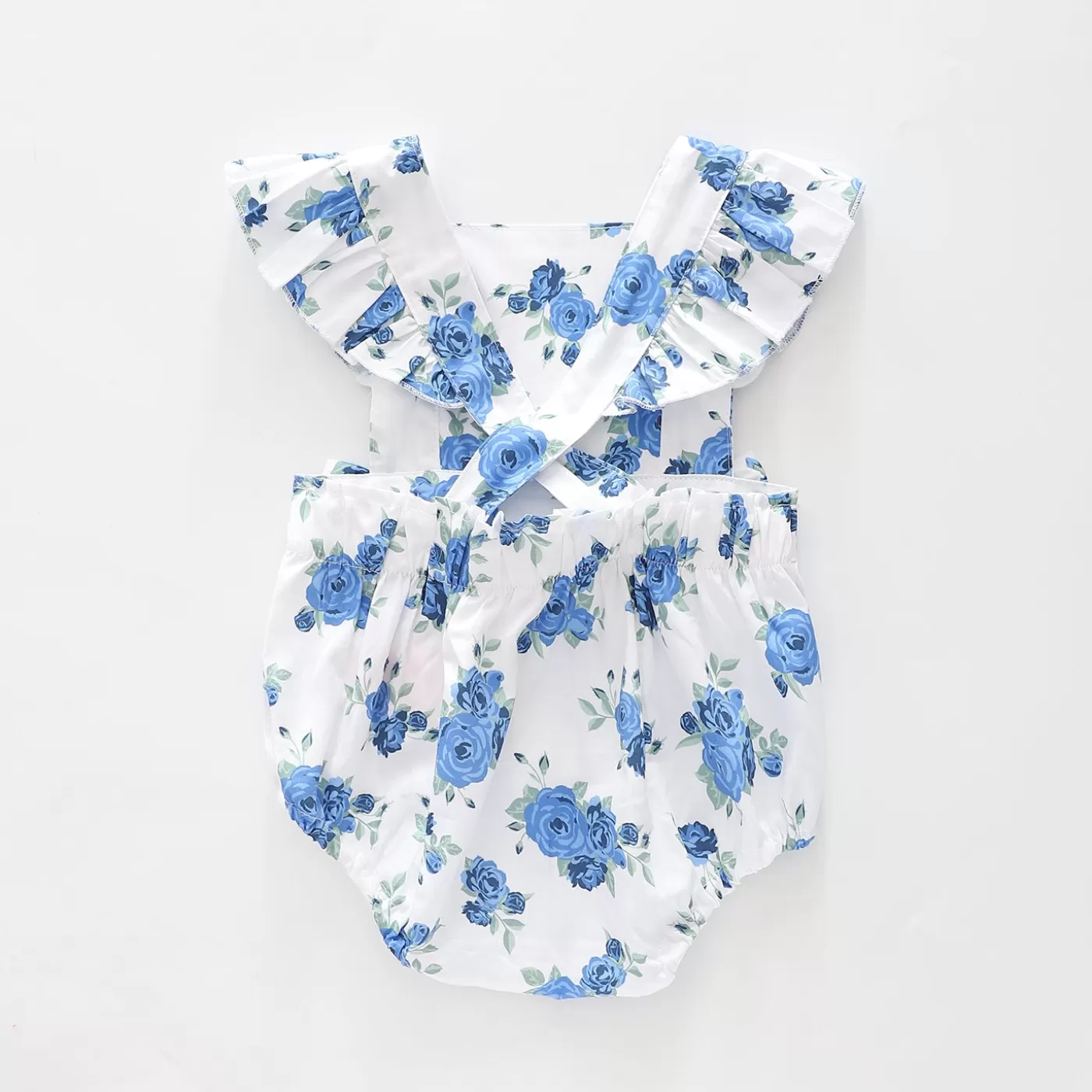 Ollies Place Blue Rose Sunsuit< Overalls & Sets