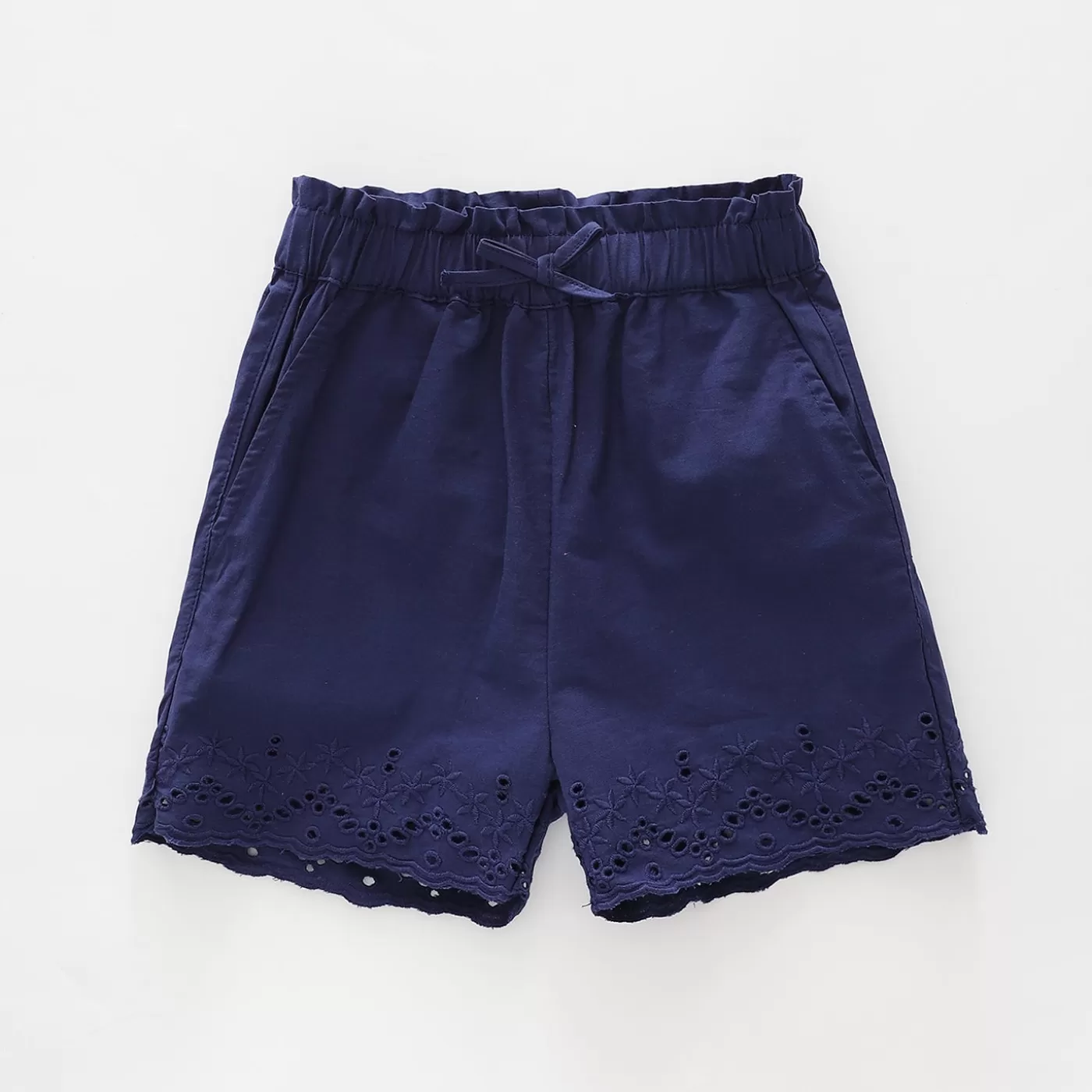 Ollies Place Blue Woven Shorts< Shorts & Skirts