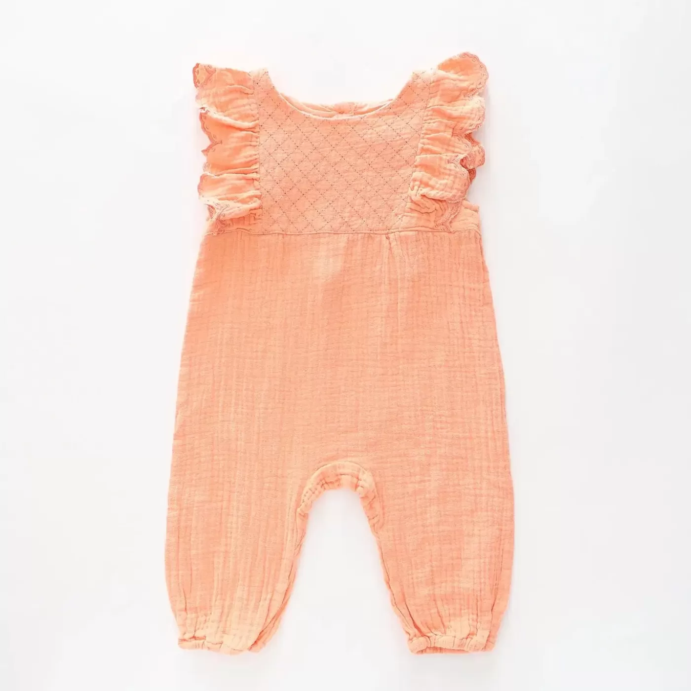 Ollies Place Boho Cheesecloth Romper< Overalls & Sets