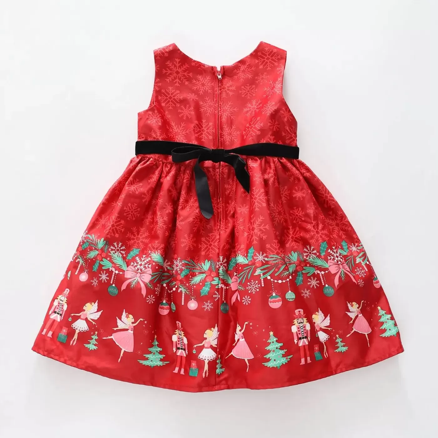 Ollies Place Border Print Christmas Dress< Dresses | 1 Year