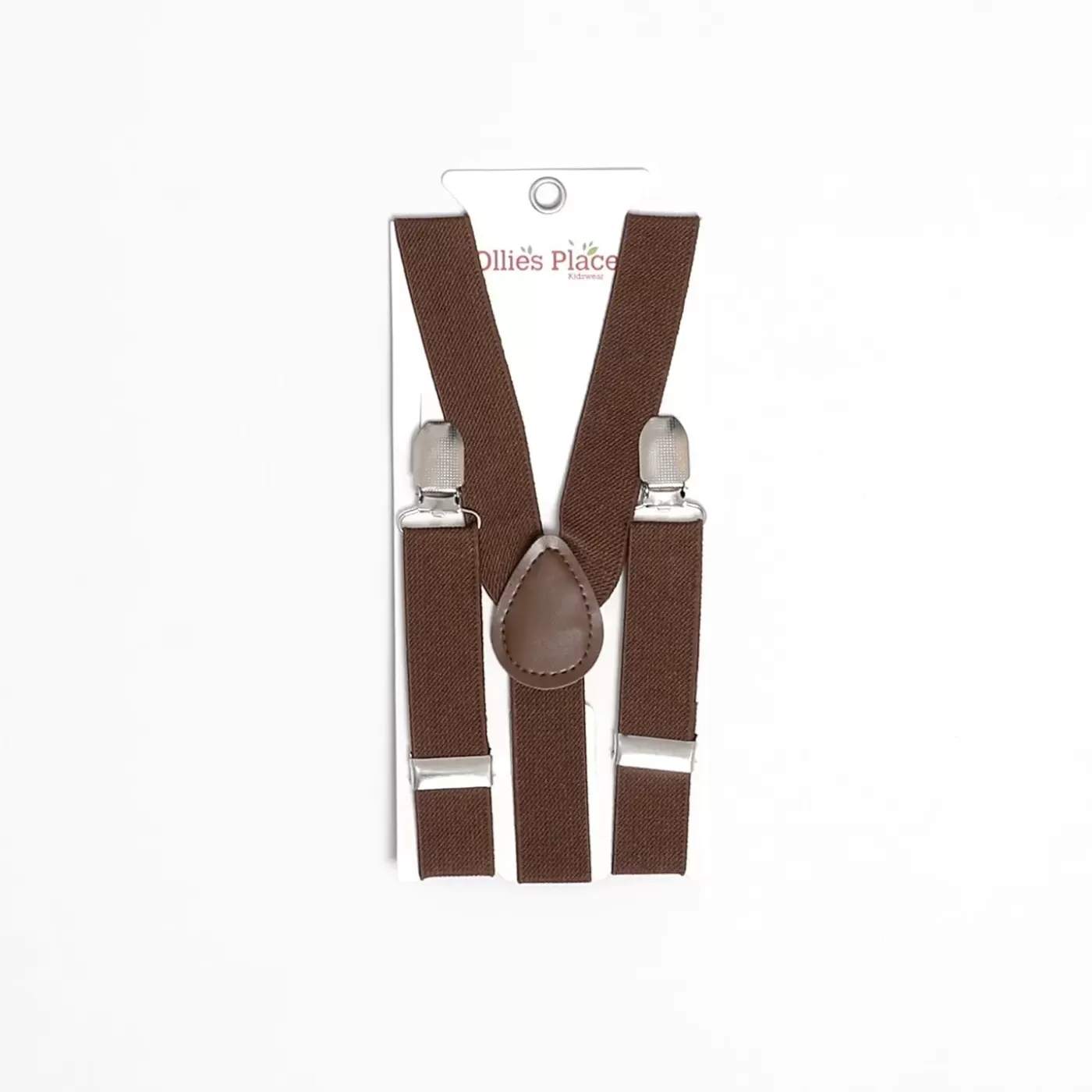 Ollies Place Boys' Adjustable Brown Suspenders<BOY Bows, Ties & Suspenders | Accessories