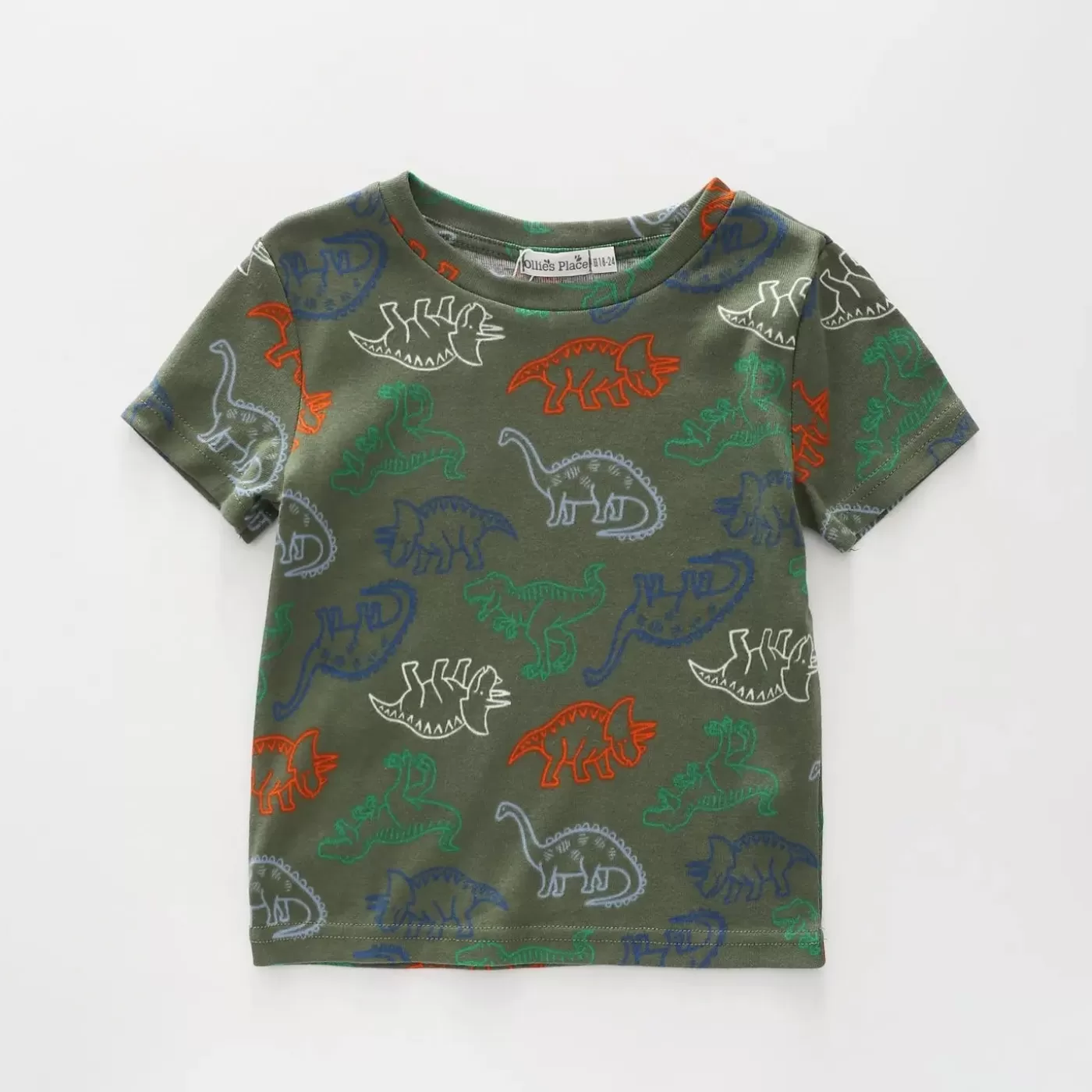 Ollies Place Boys Dinosaur Print Tee<BOY Tops & T-Shirts