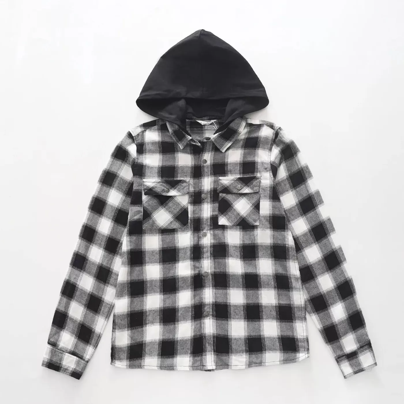 Ollies Place Boys Hooded Flannel Shirt<BOY T-Shirts, Tops & Polos | 6 Year