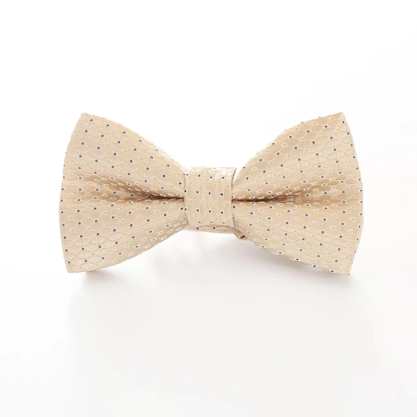 Ollies Place Boys' Patterned Bowtie - Champagne Jacquard< Bows, Ties & Suspenders